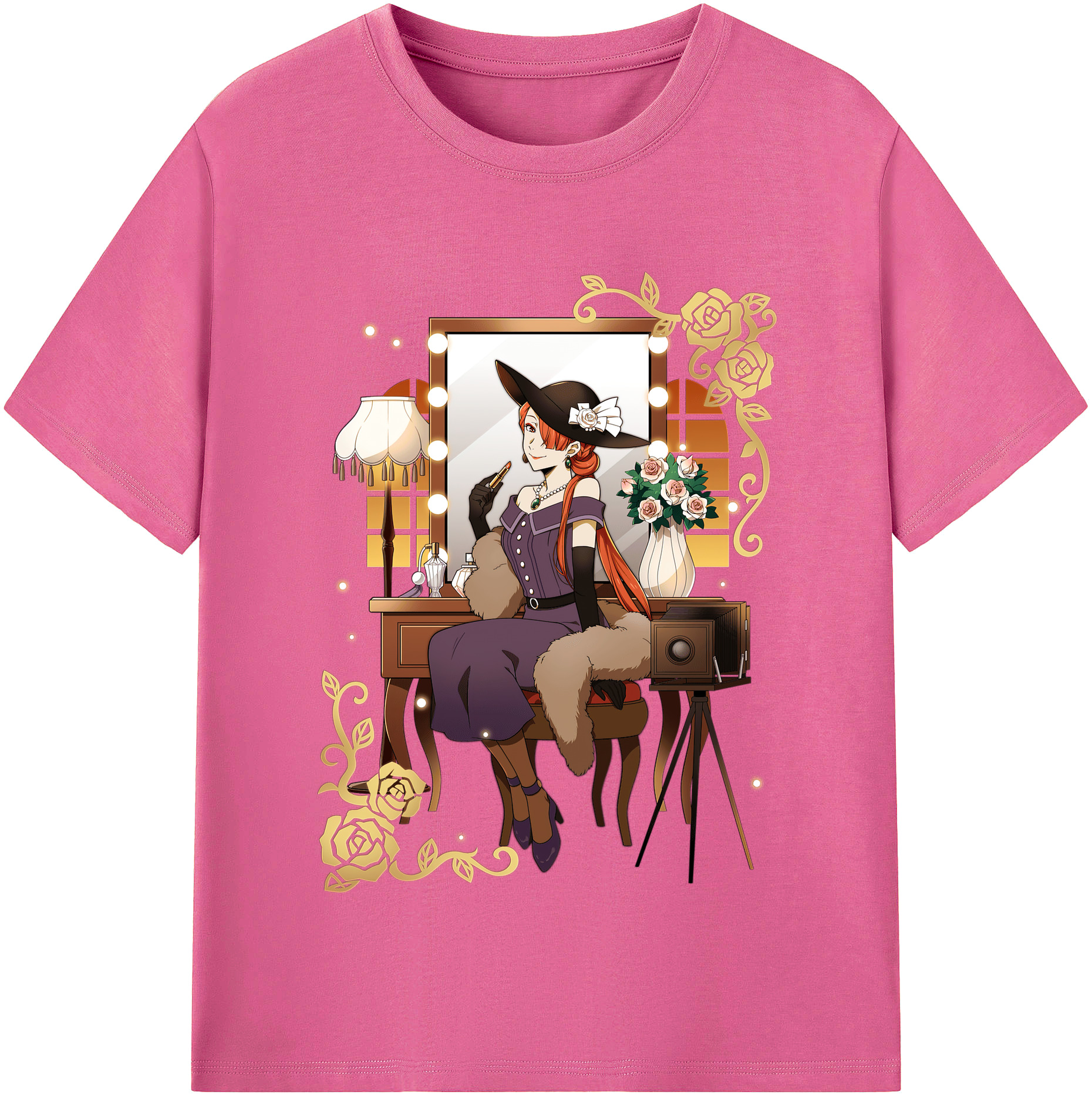 （画像用） 文豪ストレイドッグス Bungo Stray Dogs レディースカジュアルプリントTシャツ（綿100％）