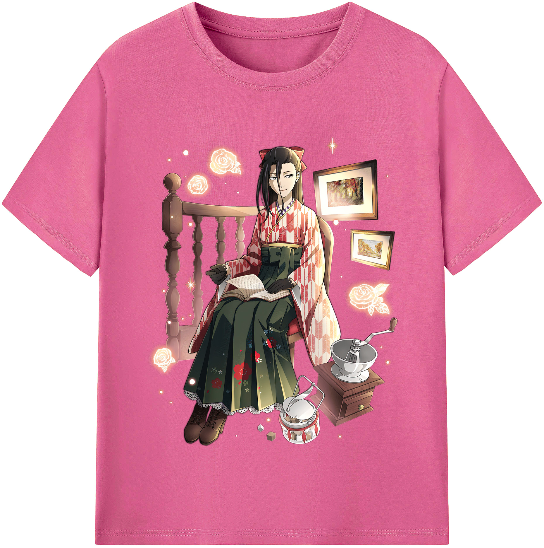 （画像用） 文豪ストレイドッグス Bungo Stray Dogs レディースカジュアルプリントTシャツ（綿100％）