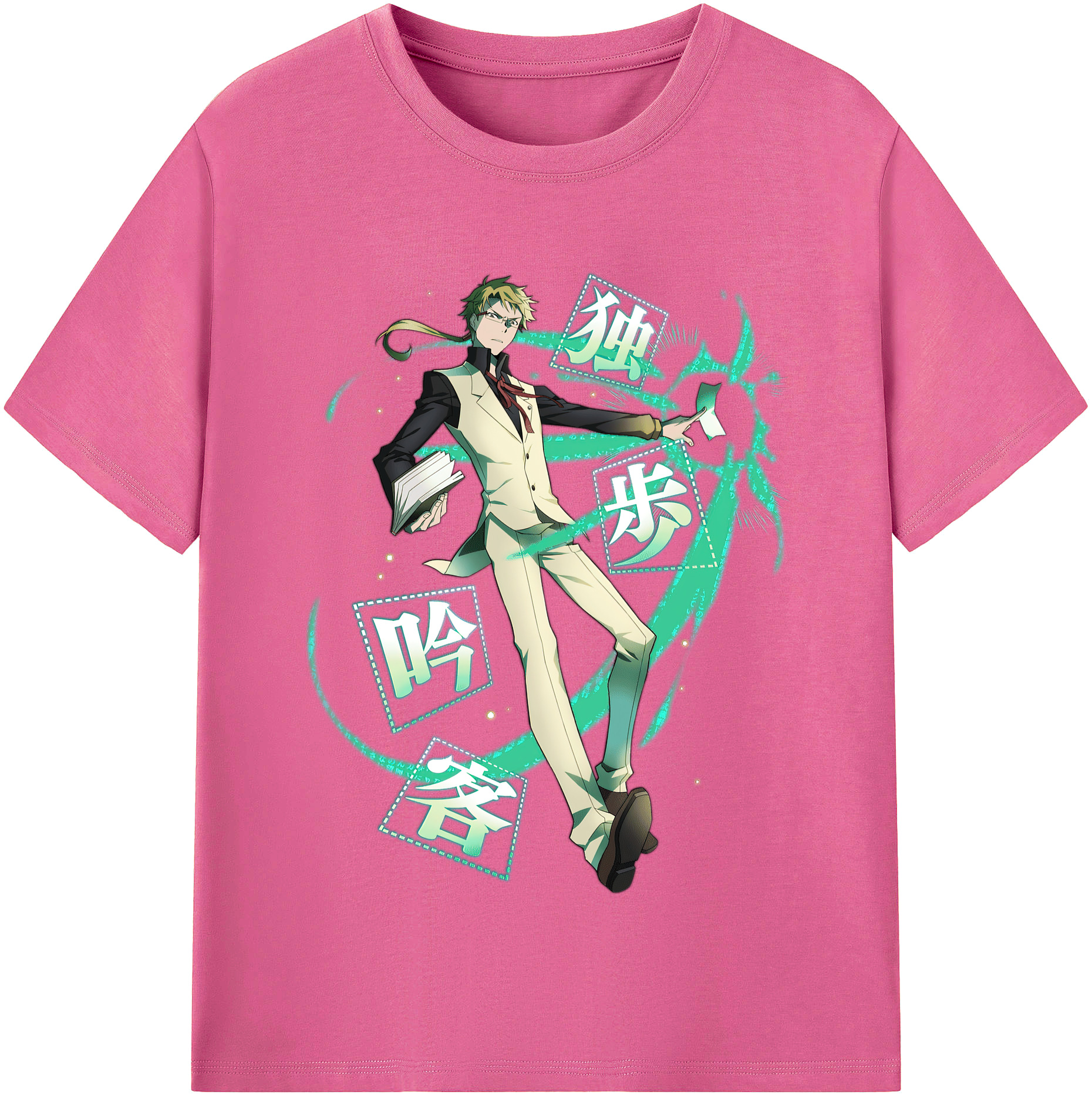 （画像用） 文豪ストレイドッグス Bungo Stray Dogs レディースカジュアルプリントTシャツ（綿100％）
