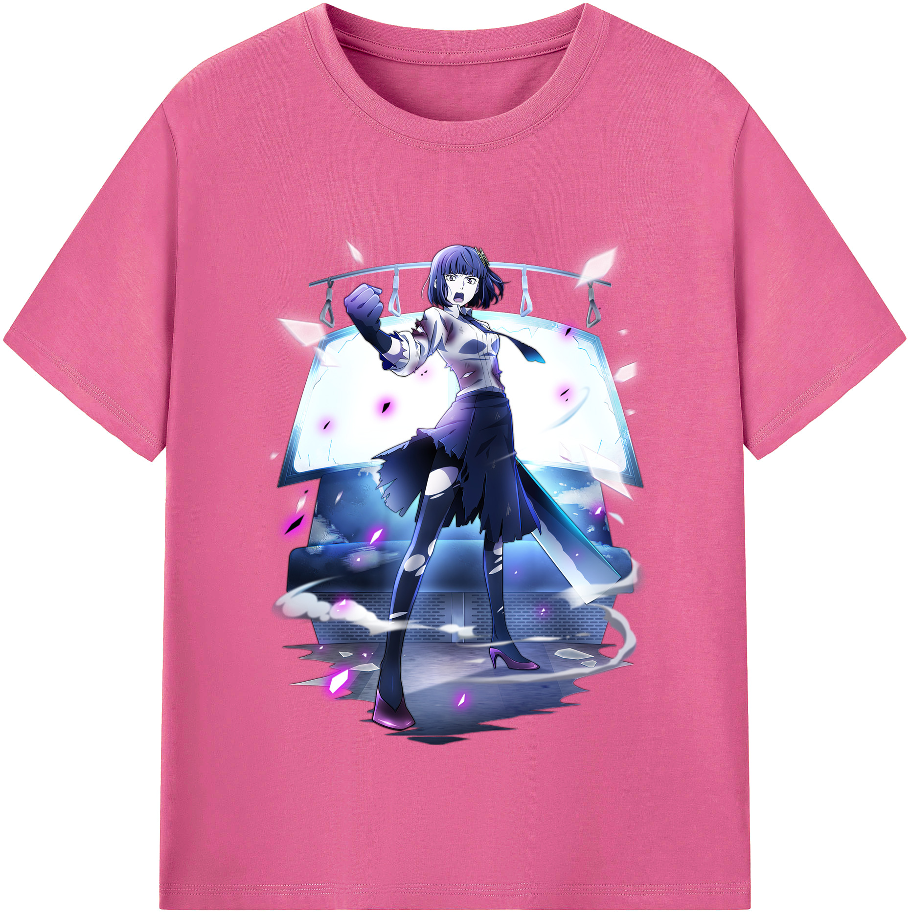 （画像用） 文豪ストレイドッグス Bungo Stray Dogs レディースカジュアルプリントTシャツ（綿100％）