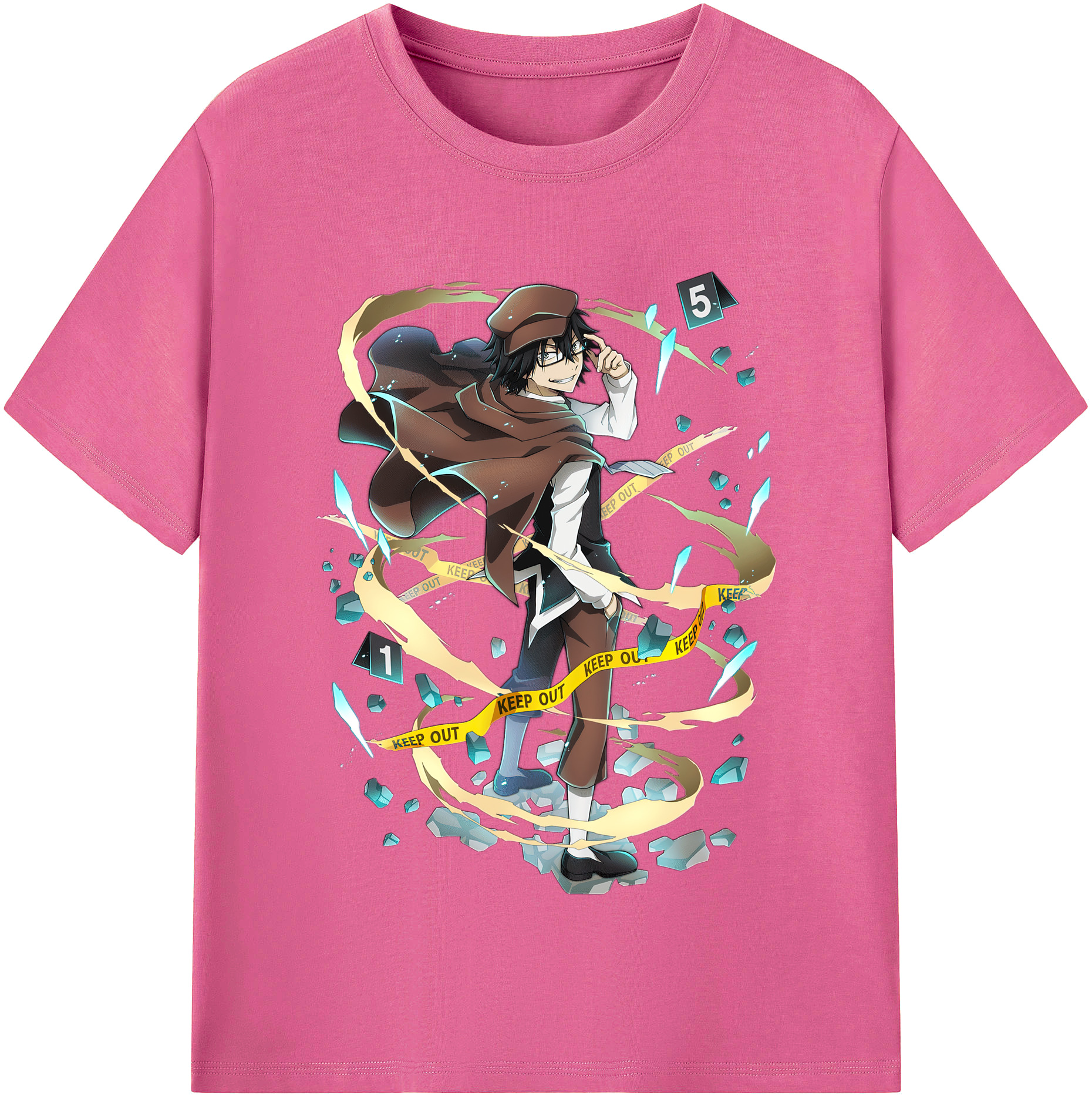（画像用） 文豪ストレイドッグス Bungo Stray Dogs レディースカジュアルプリントTシャツ（綿100％）