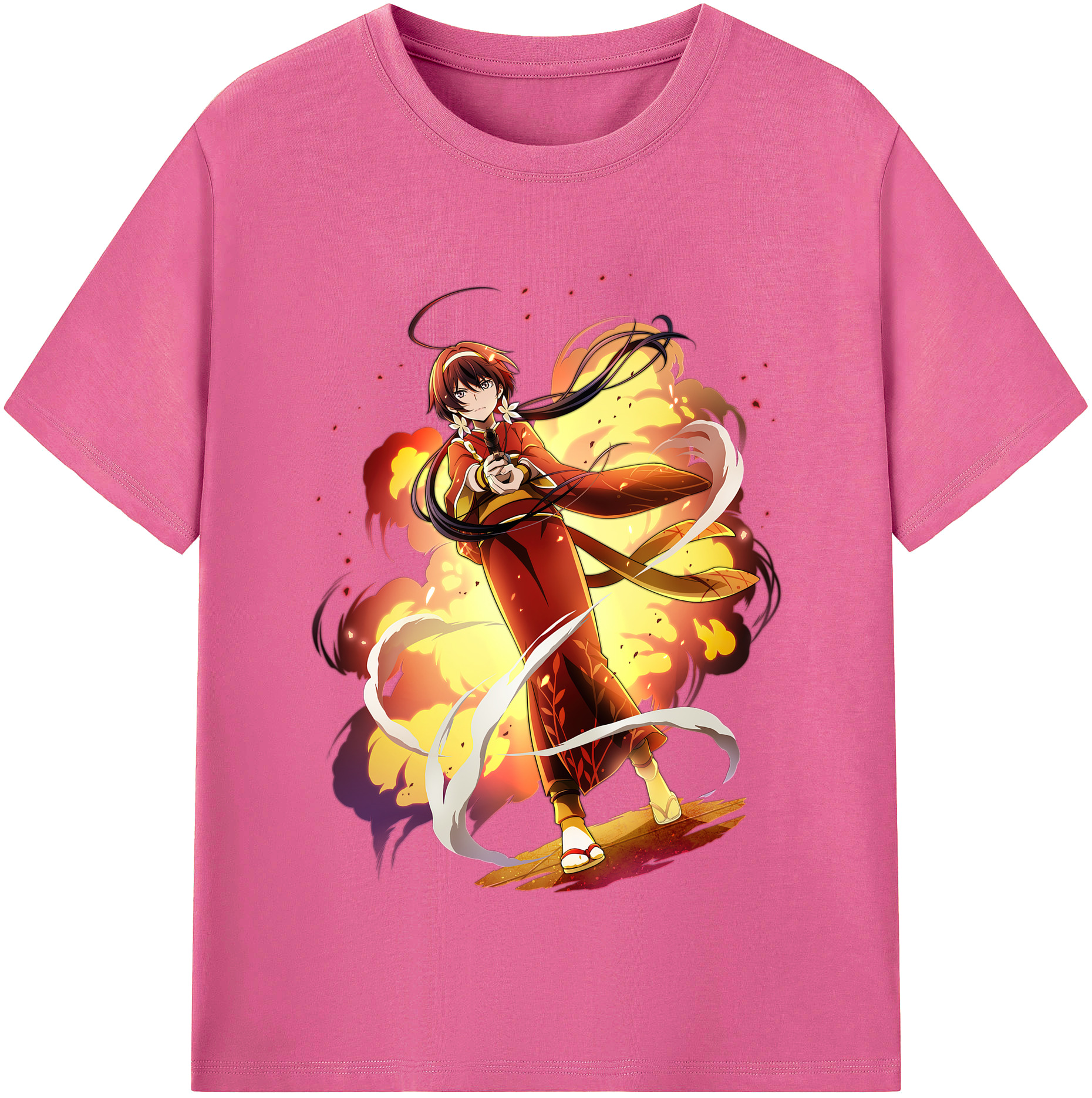 （画像用） 文豪ストレイドッグス Bungo Stray Dogs レディースカジュアルプリントTシャツ（綿100％）