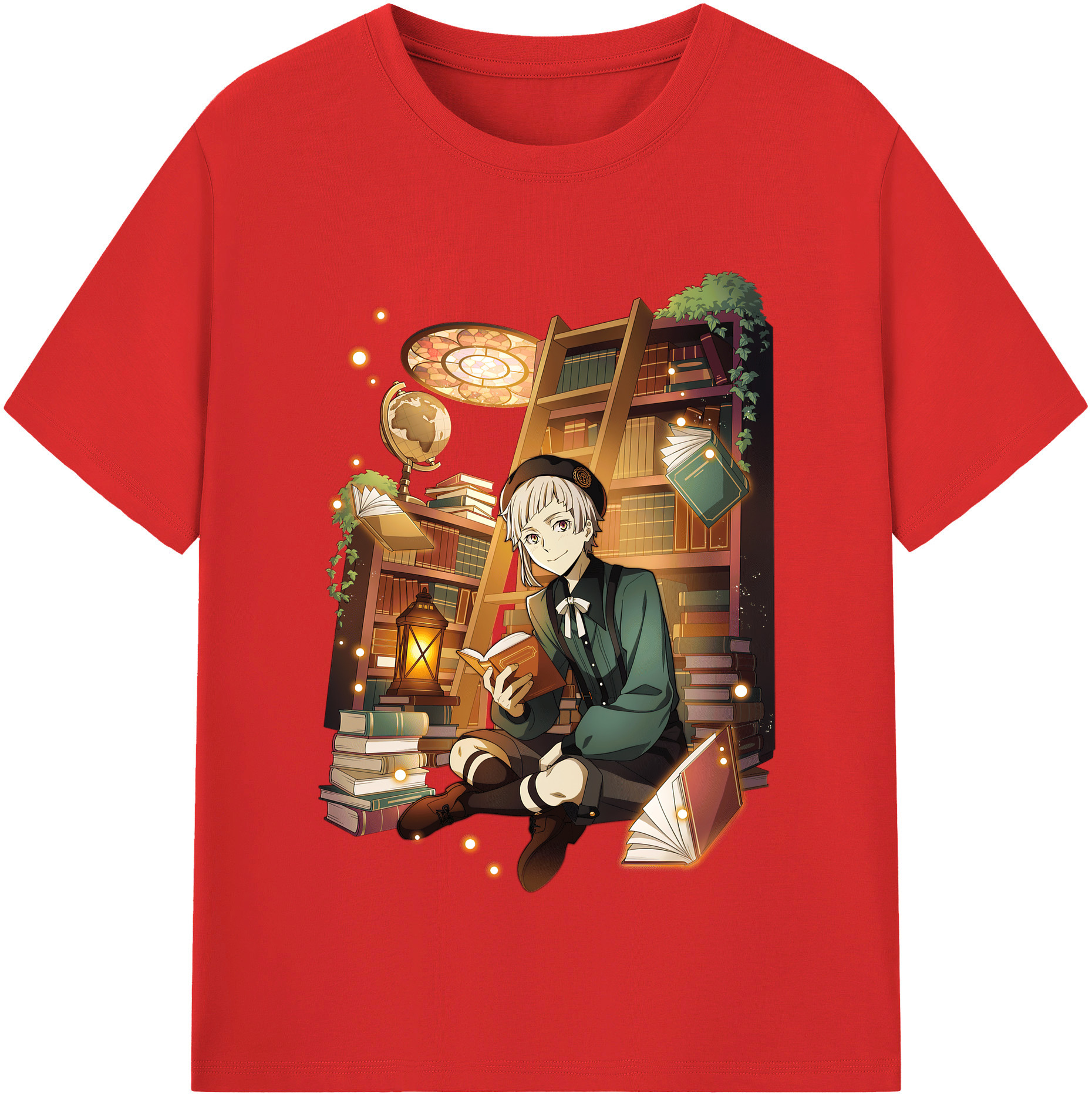 （画像用） 文豪ストレイドッグス Bungo Stray Dogs レディースカジュアルプリントTシャツ（綿100％）