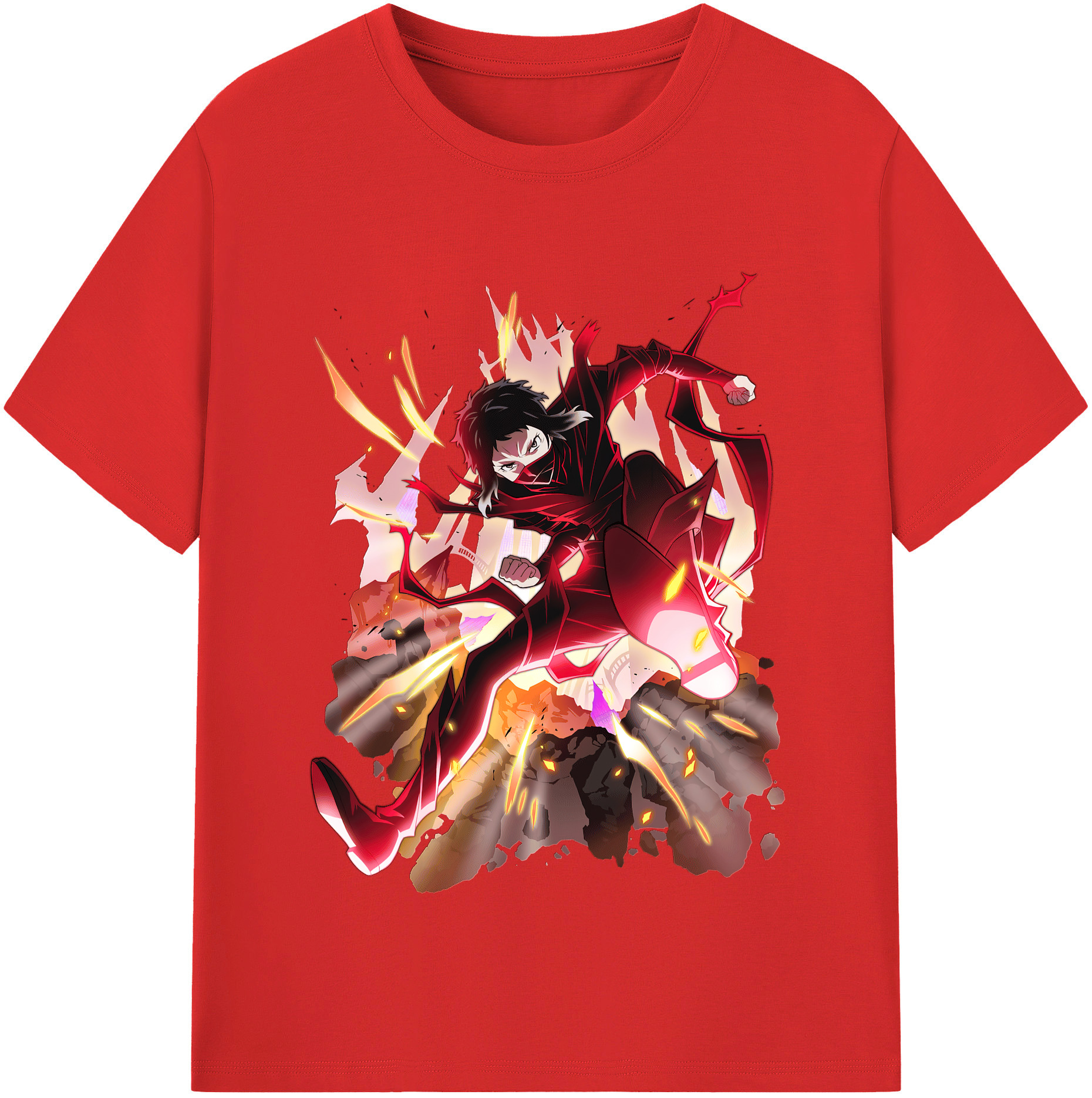 （画像用） 文豪ストレイドッグス Bungo Stray Dogs レディースカジュアルプリントTシャツ（綿100％）
