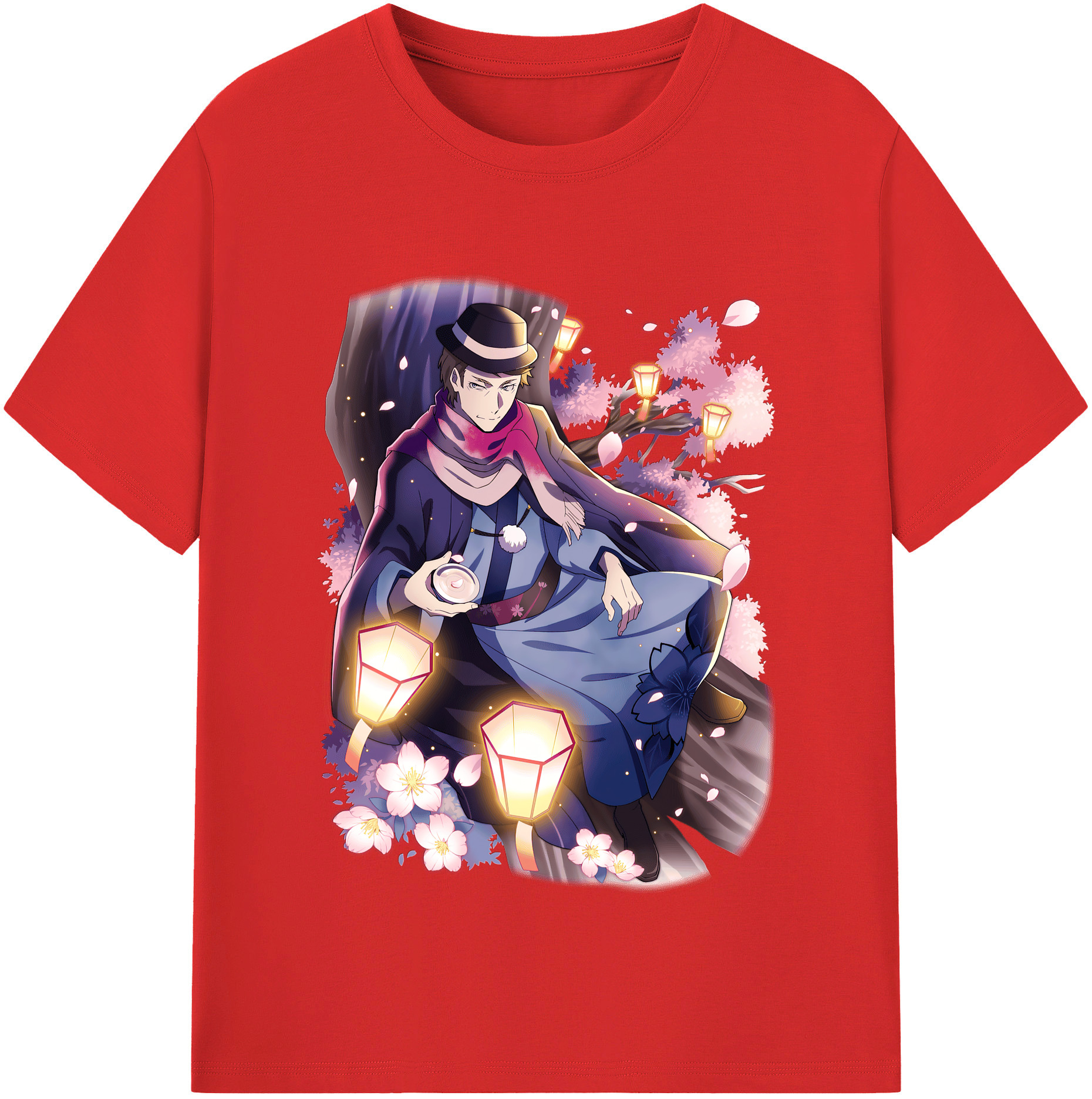 （画像用） 文豪ストレイドッグス Bungo Stray Dogs レディースカジュアルプリントTシャツ（綿100％）