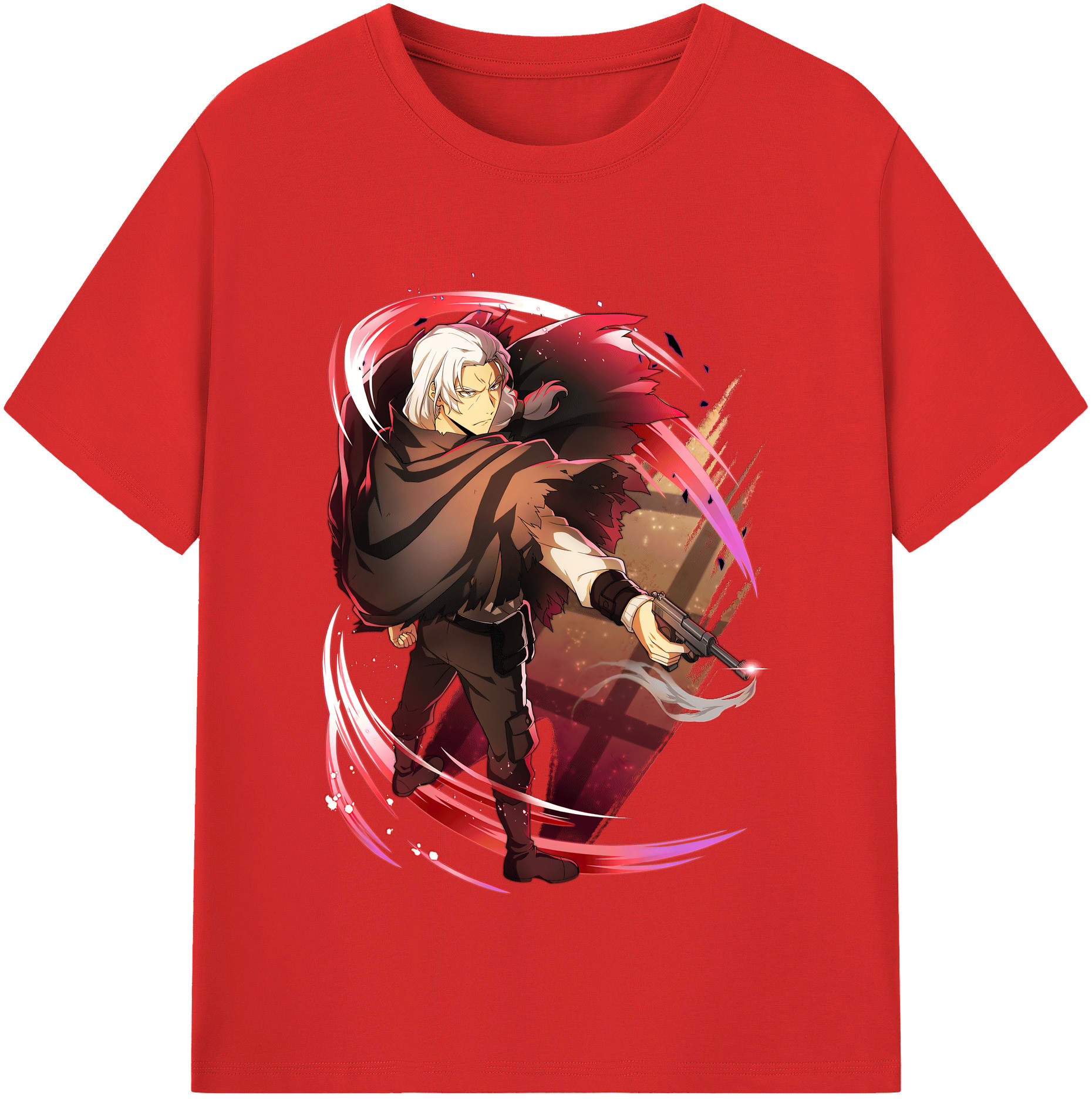（画像用） 文豪ストレイドッグス Bungo Stray Dogs レディースカジュアルプリントTシャツ（綿100％）