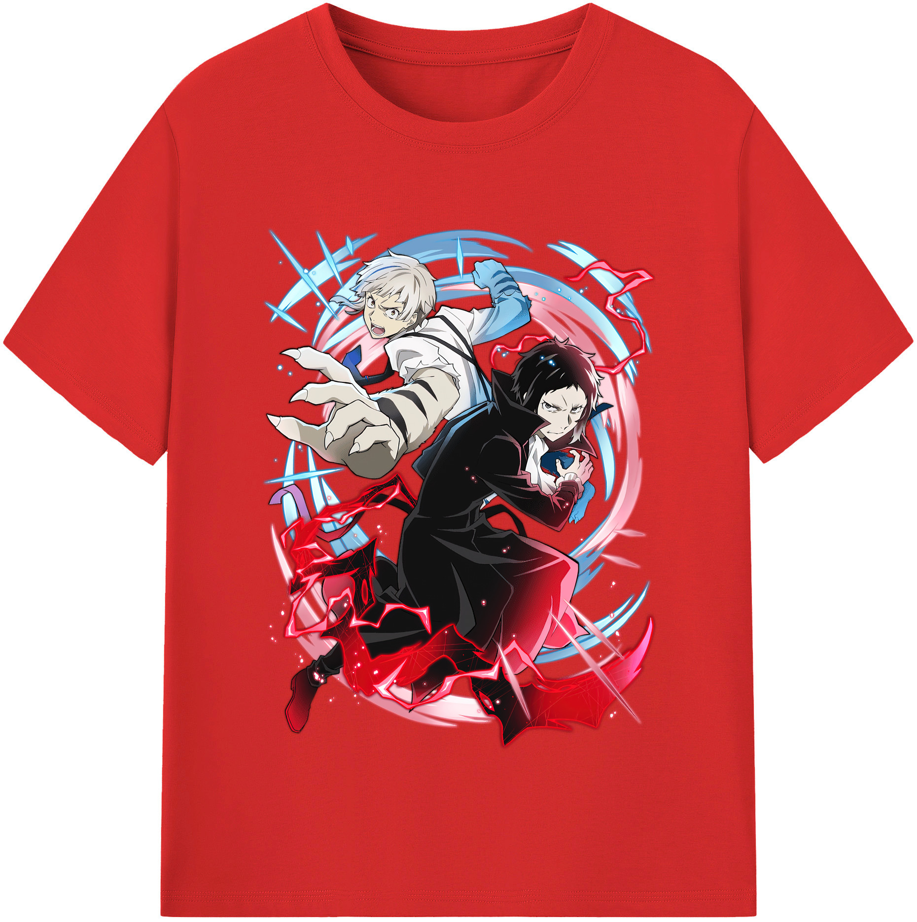 （画像用） 文豪ストレイドッグス Bungo Stray Dogs レディースカジュアルプリントTシャツ（綿100％）
