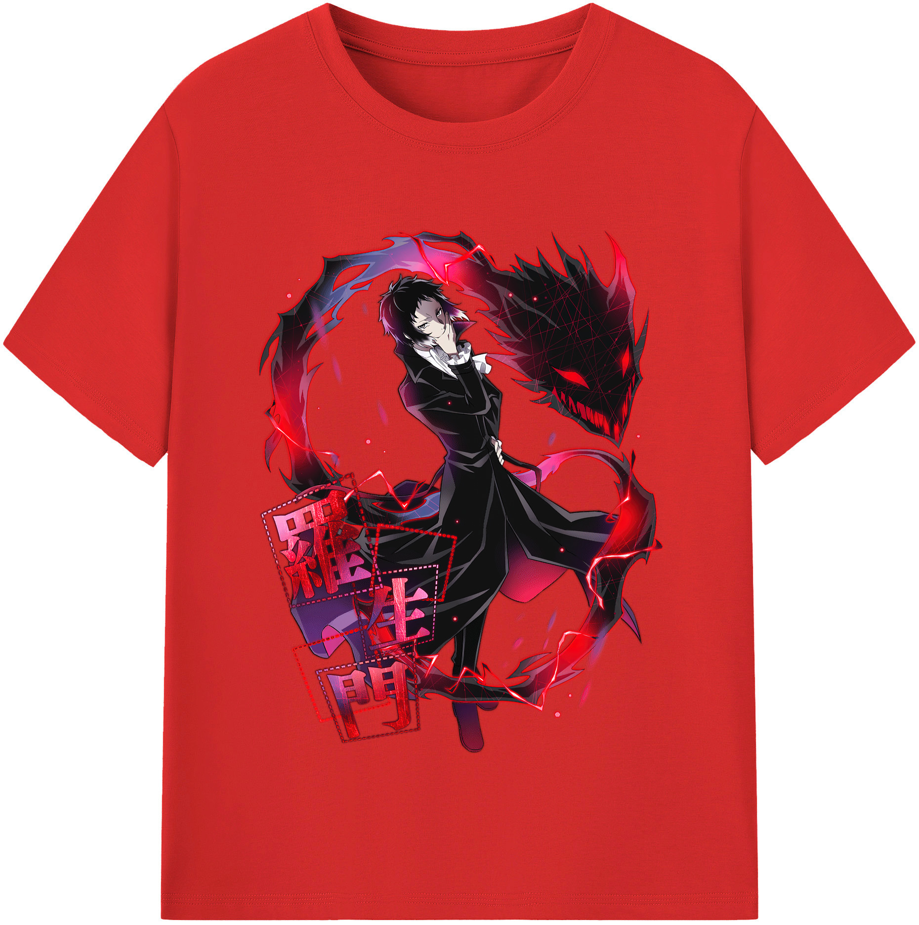（画像用） 文豪ストレイドッグス Bungo Stray Dogs レディースカジュアルプリントTシャツ（綿100％）