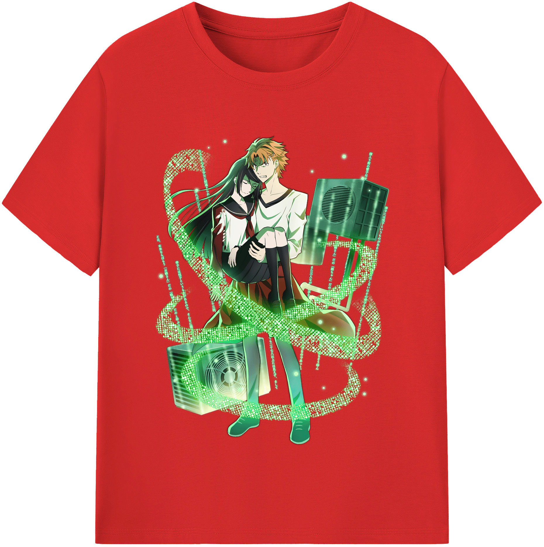 （画像用） 文豪ストレイドッグス Bungo Stray Dogs レディースカジュアルプリントTシャツ（綿100％）