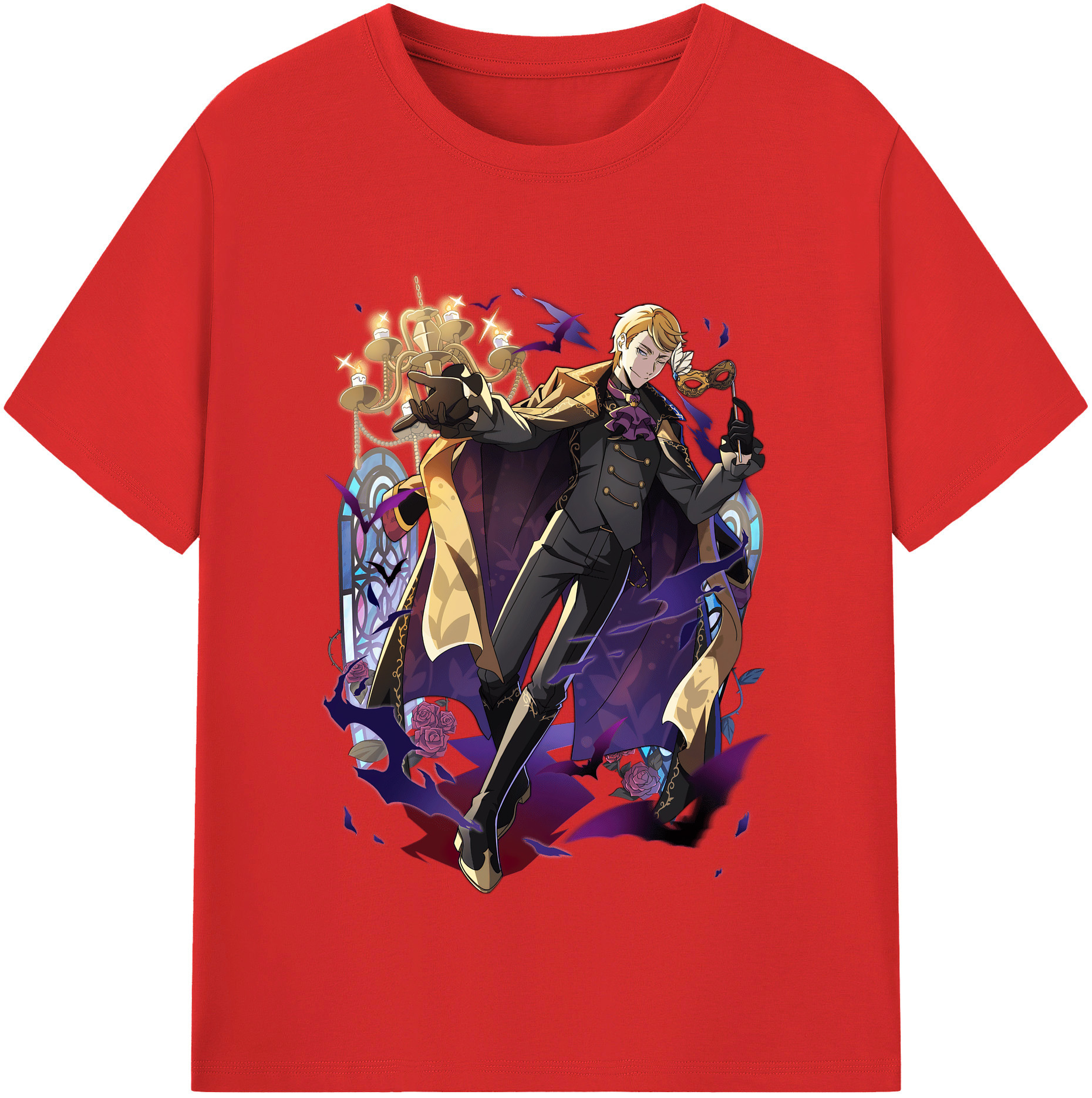 （画像用） 文豪ストレイドッグス Bungo Stray Dogs レディースカジュアルプリントTシャツ（綿100％）