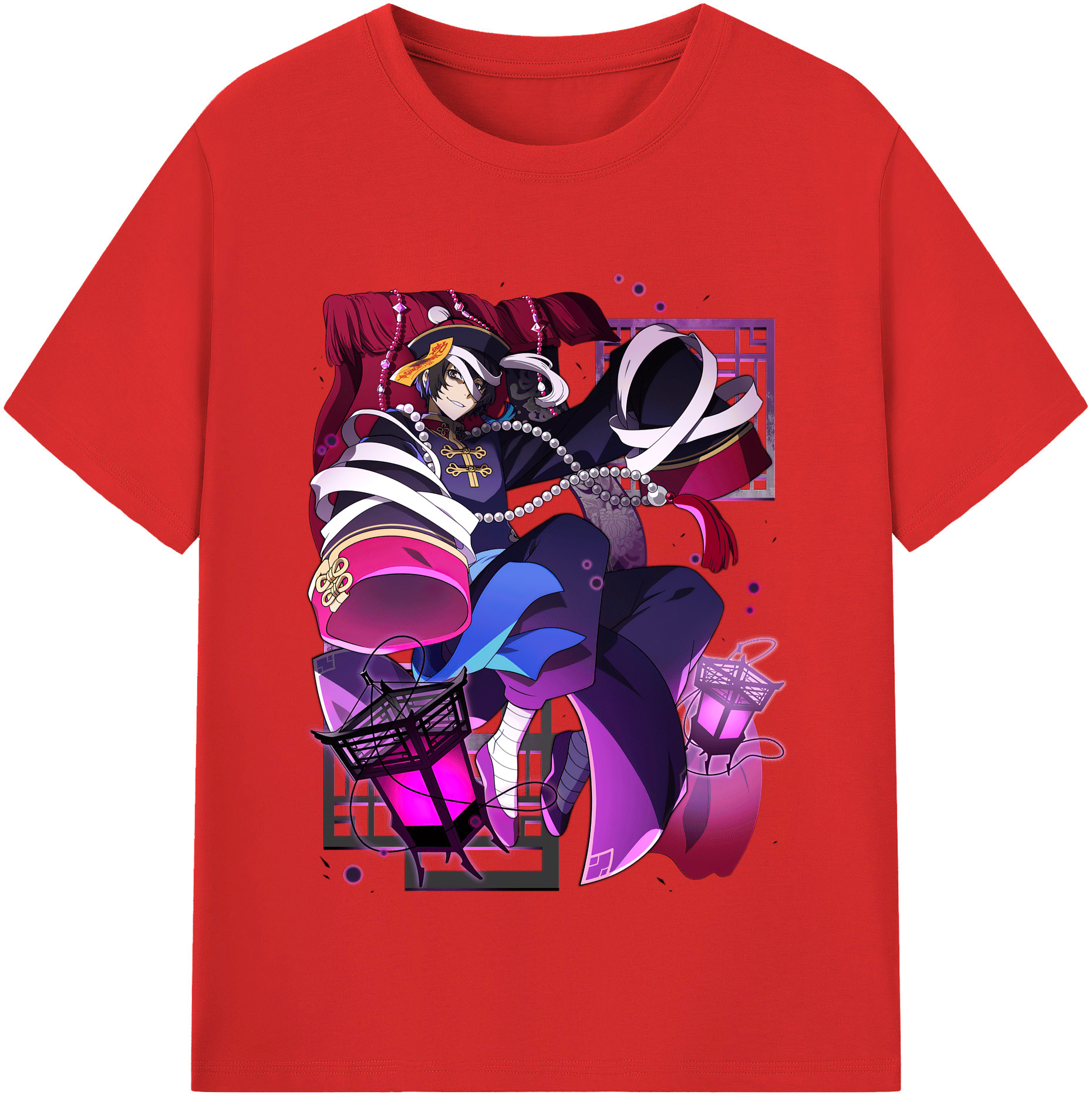 （画像用） 文豪ストレイドッグス Bungo Stray Dogs レディースカジュアルプリントTシャツ（綿100％）