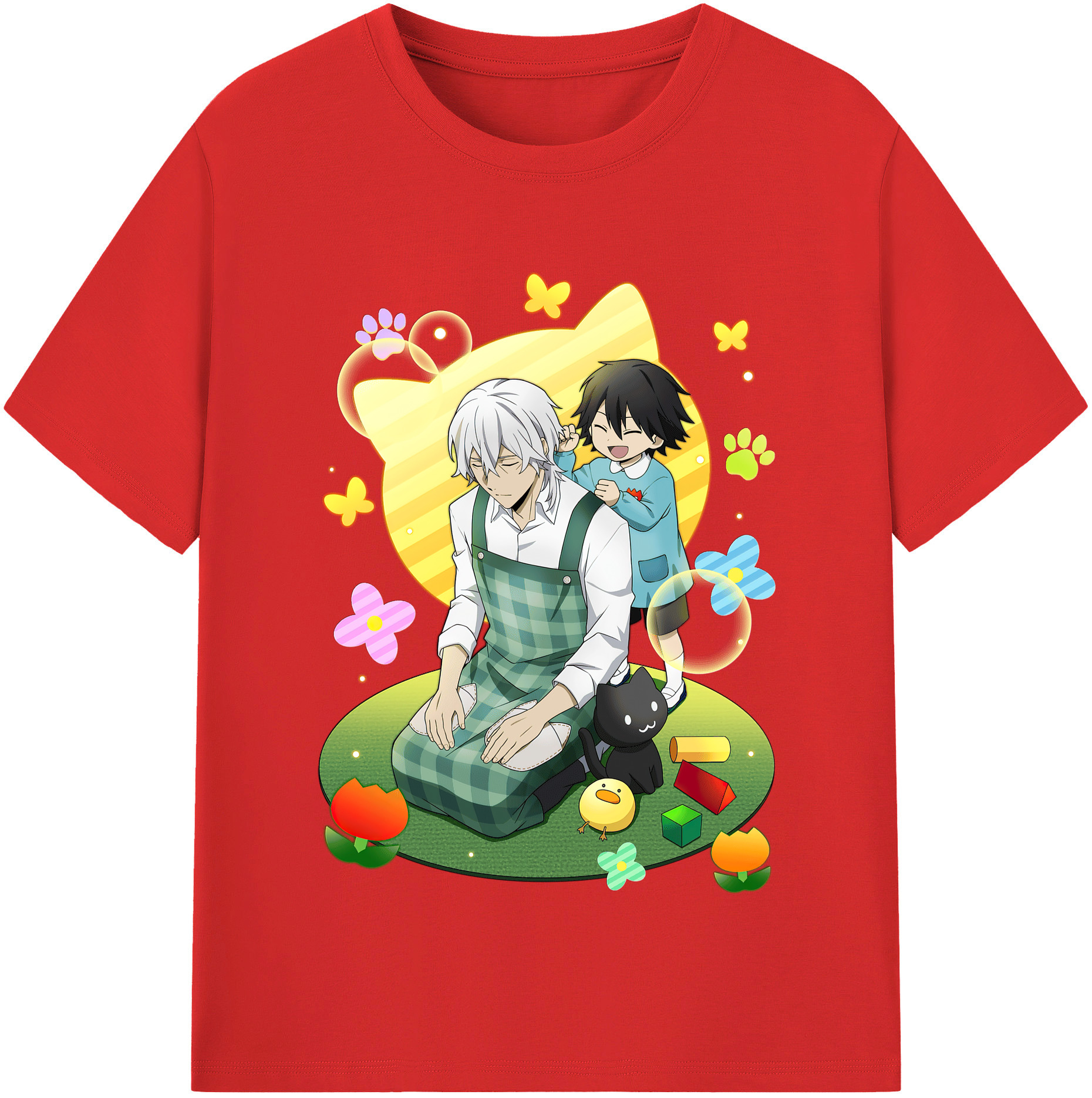 （画像用） 文豪ストレイドッグス Bungo Stray Dogs レディースカジュアルプリントTシャツ（綿100％）