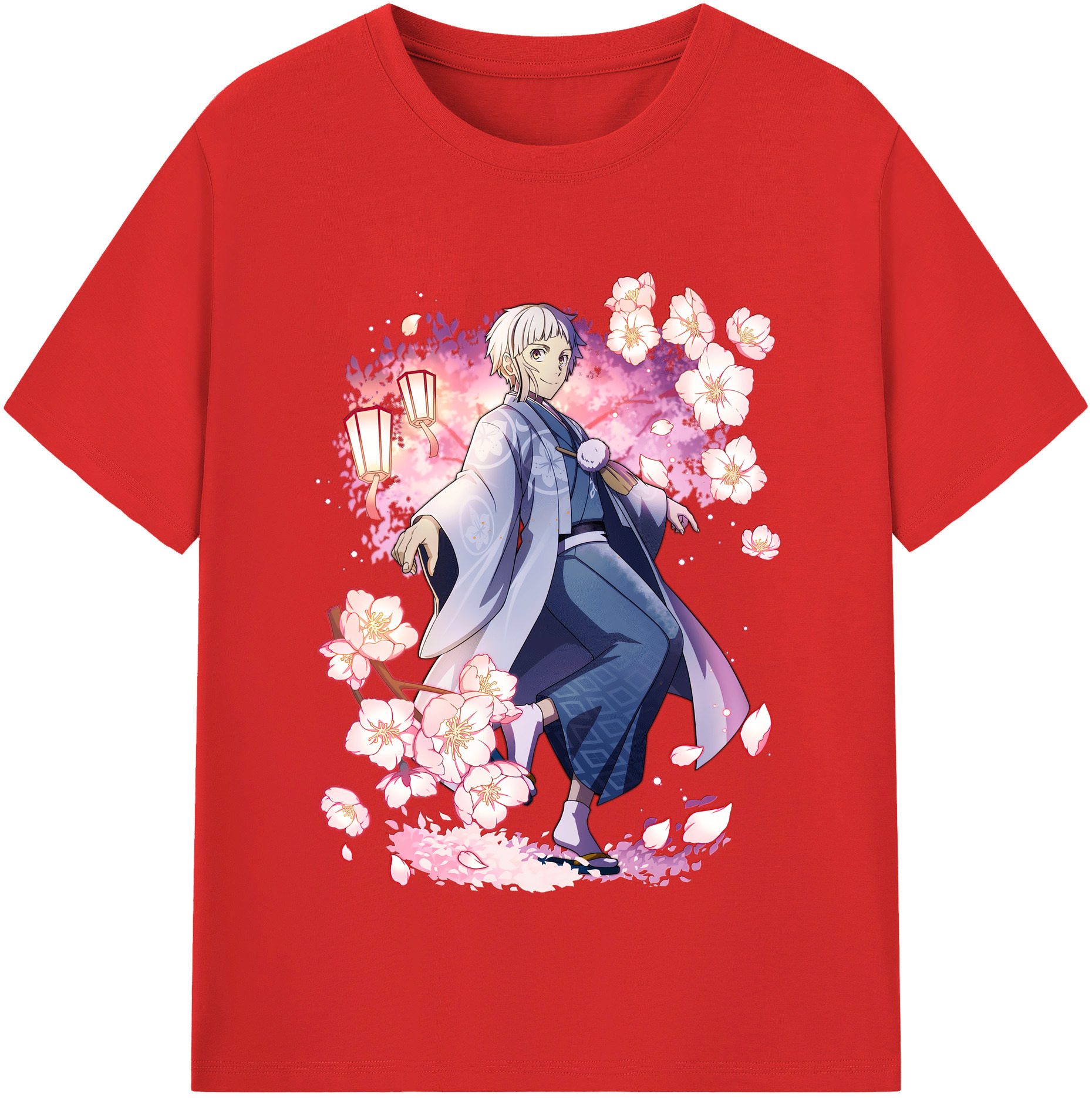 （画像用） 文豪ストレイドッグス Bungo Stray Dogs レディースカジュアルプリントTシャツ（綿100％）