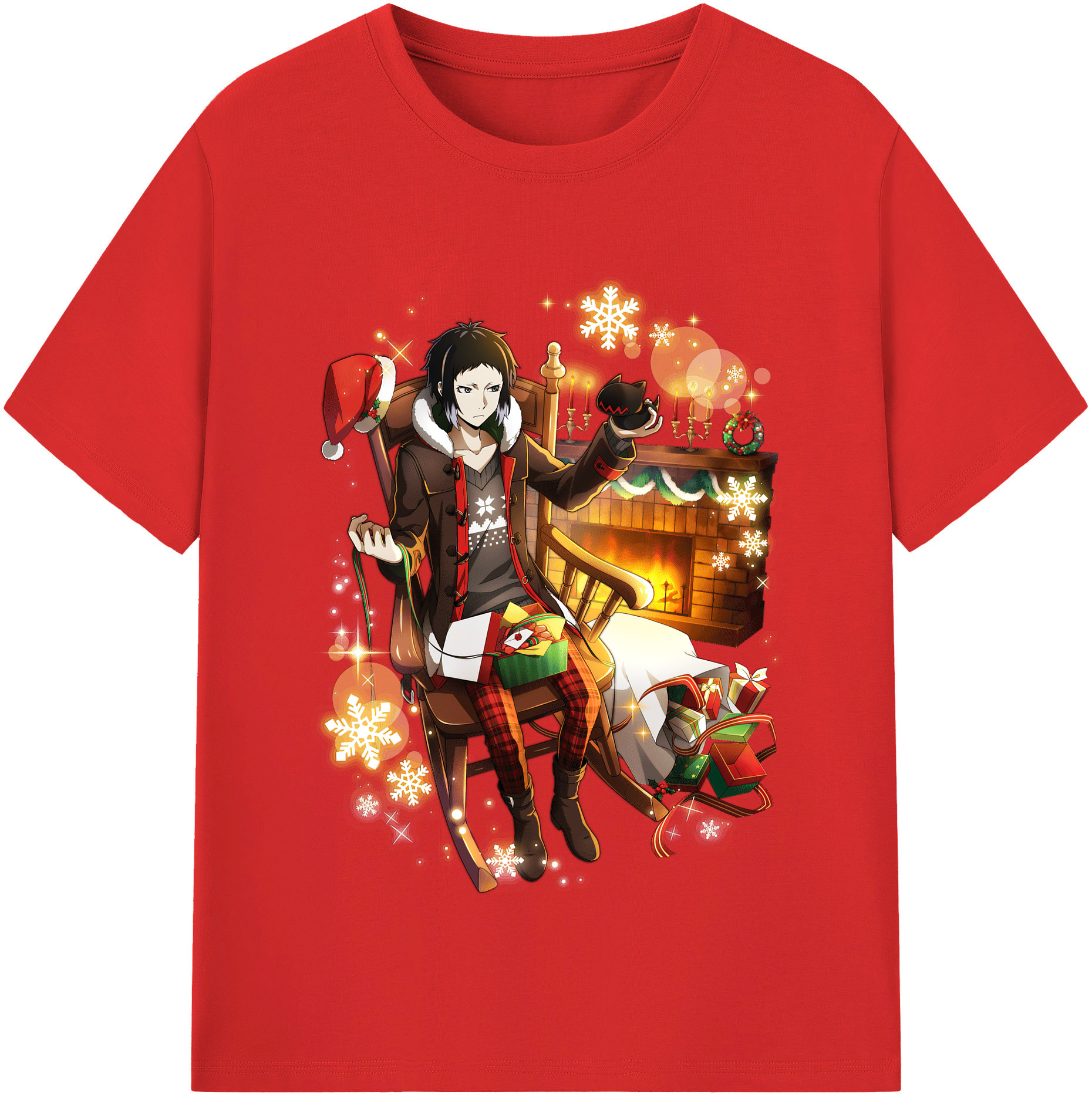 （画像用） 文豪ストレイドッグス Bungo Stray Dogs レディースカジュアルプリントTシャツ（綿100％）
