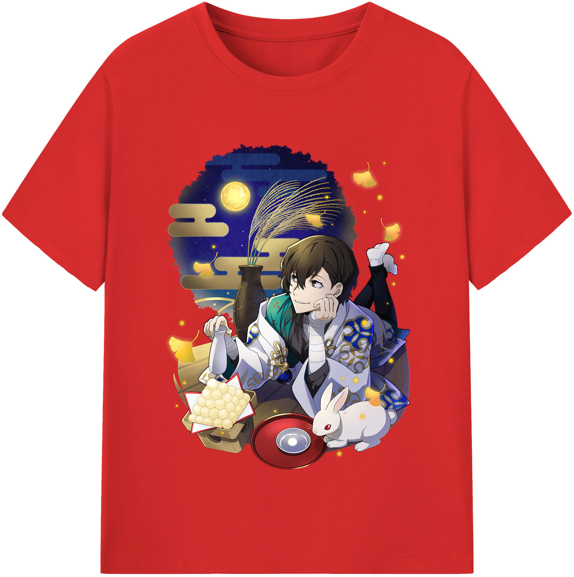 （画像用） 文豪ストレイドッグス Bungo Stray Dogs レディースカジュアルプリントTシャツ（綿100％）