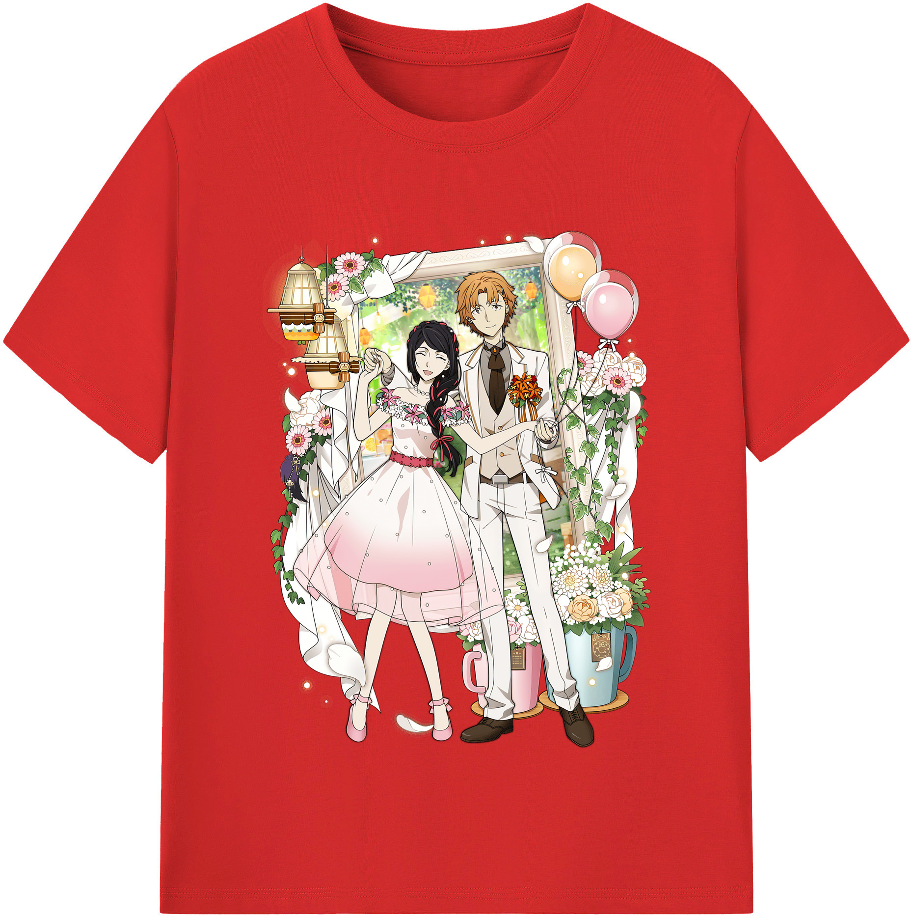 （画像用） 文豪ストレイドッグス Bungo Stray Dogs レディースカジュアルプリントTシャツ（綿100％）