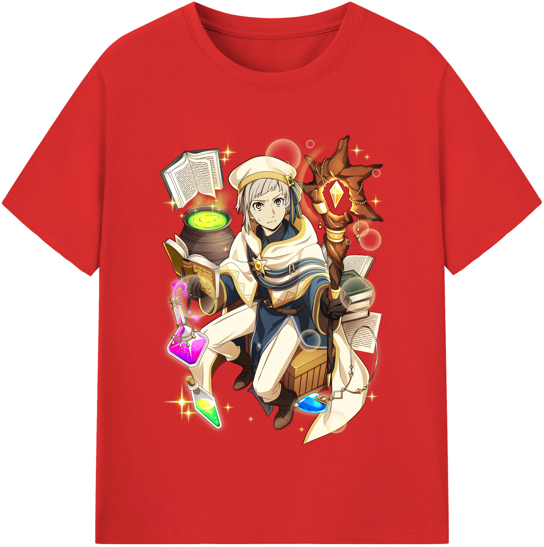 （画像用） 文豪ストレイドッグス Bungo Stray Dogs レディースカジュアルプリントTシャツ（綿100％）