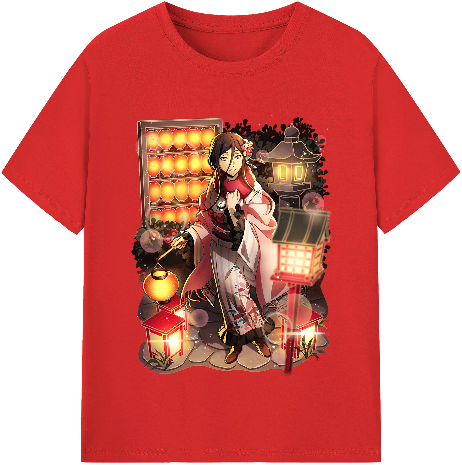 （画像用） 文豪ストレイドッグス Bungo Stray Dogs レディースカジュアルプリントTシャツ（綿100％）