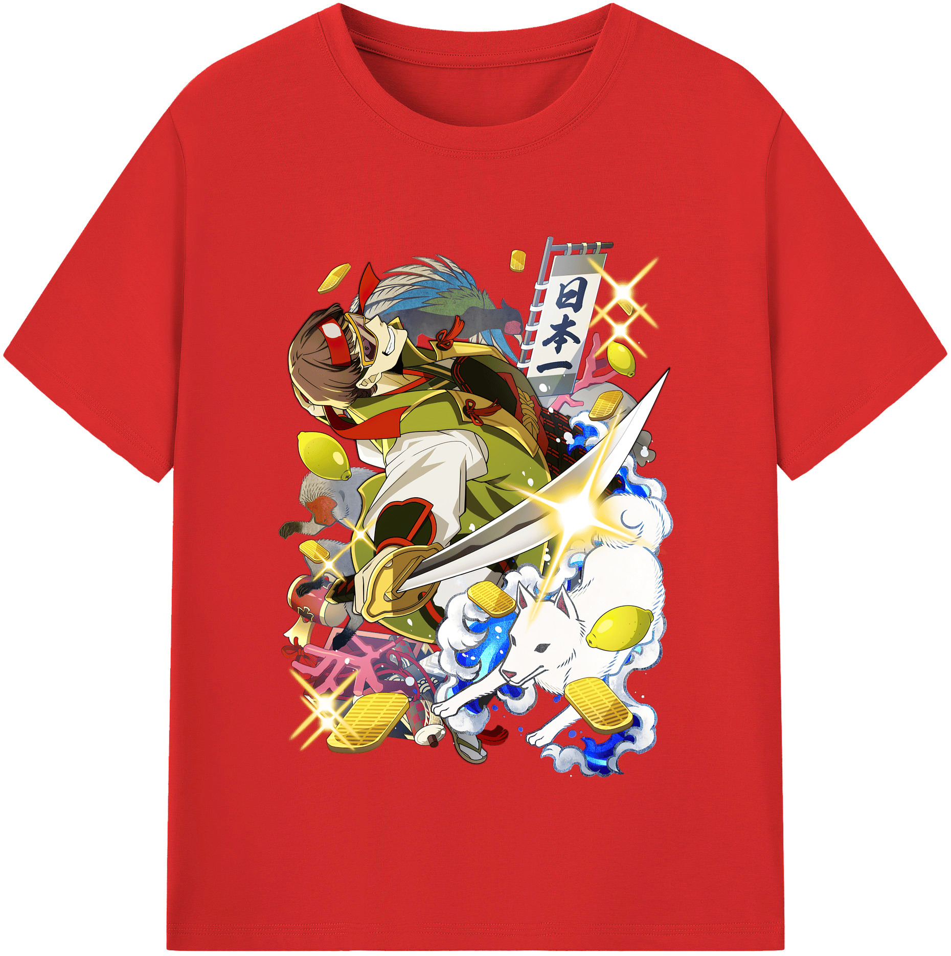 （画像用） 文豪ストレイドッグス Bungo Stray Dogs レディースカジュアルプリントTシャツ（綿100％）