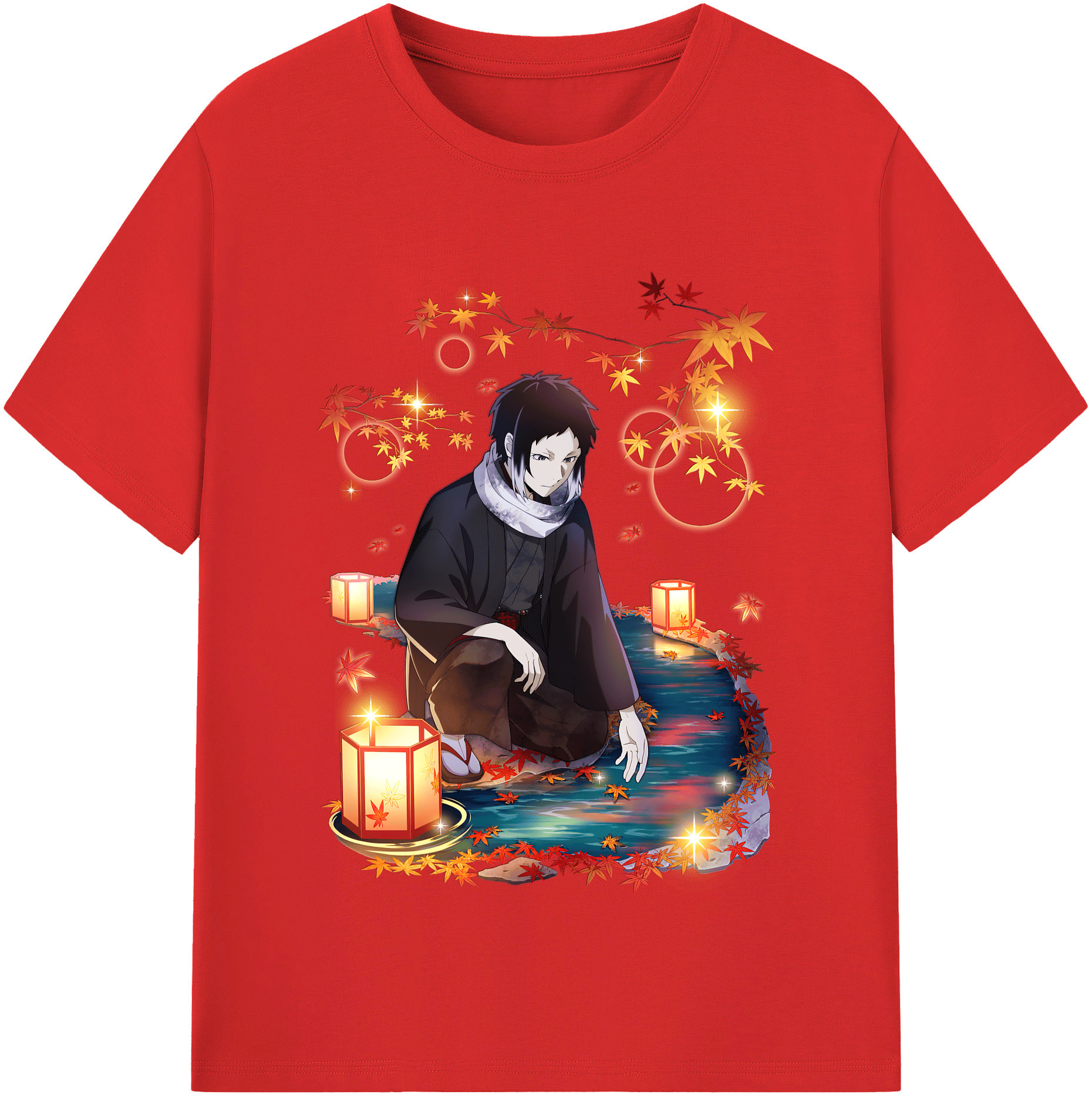 （画像用） 文豪ストレイドッグス Bungo Stray Dogs レディースカジュアルプリントTシャツ（綿100％）