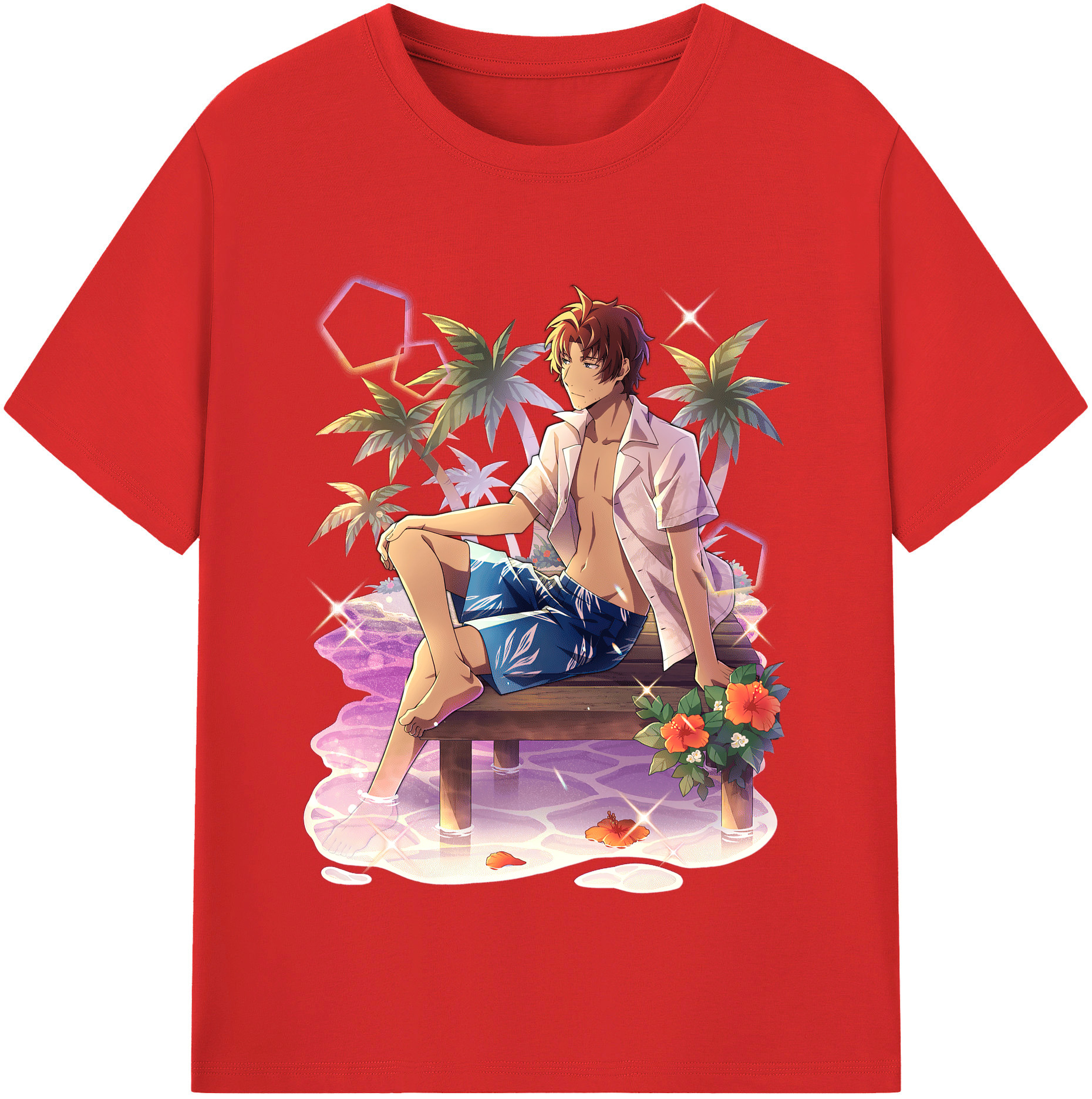 （画像用） 文豪ストレイドッグス Bungo Stray Dogs レディースカジュアルプリントTシャツ（綿100％）