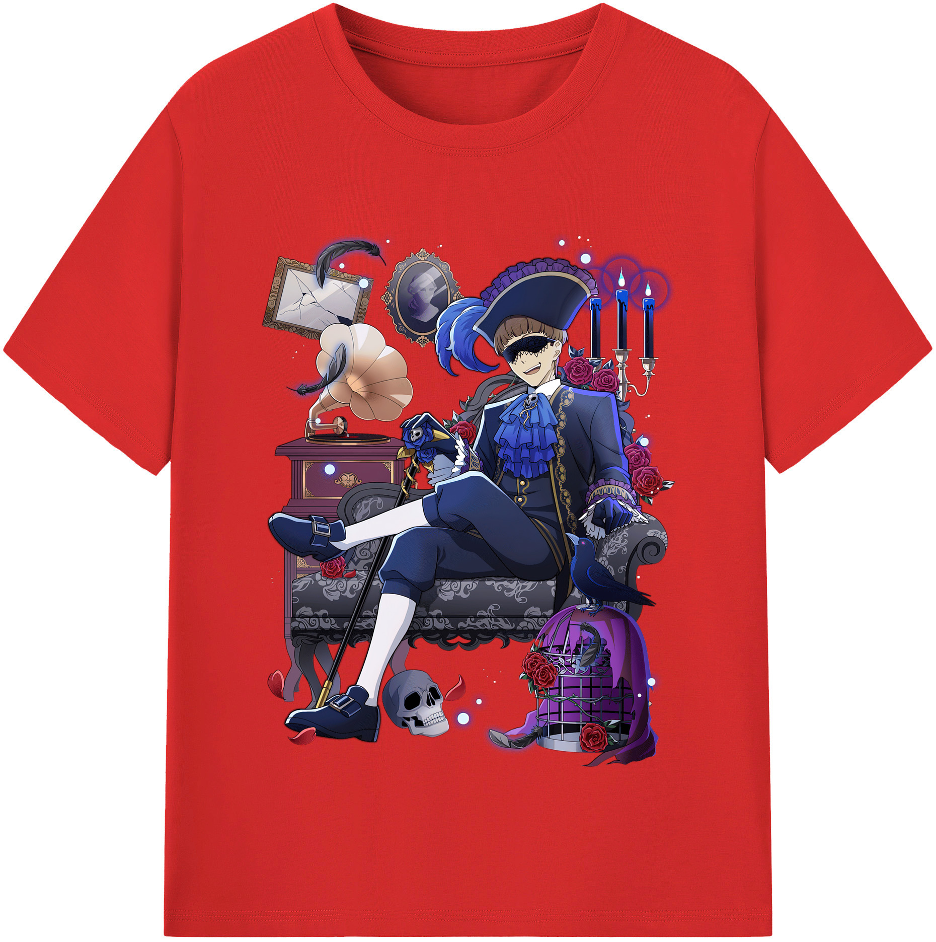 （画像用） 文豪ストレイドッグス Bungo Stray Dogs レディースカジュアルプリントTシャツ（綿100％）