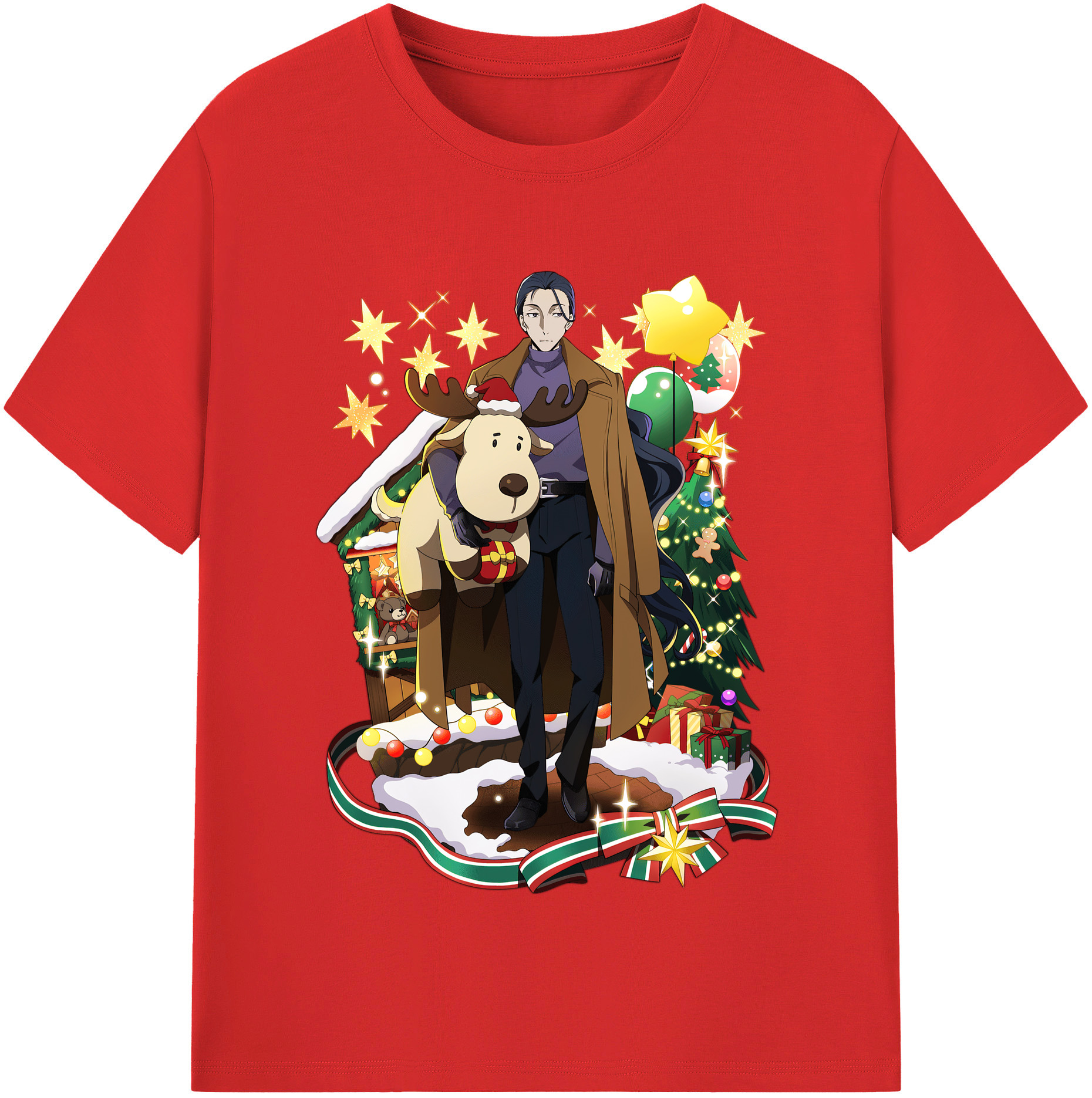 （画像用） 文豪ストレイドッグス Bungo Stray Dogs レディースカジュアルプリントTシャツ（綿100％）