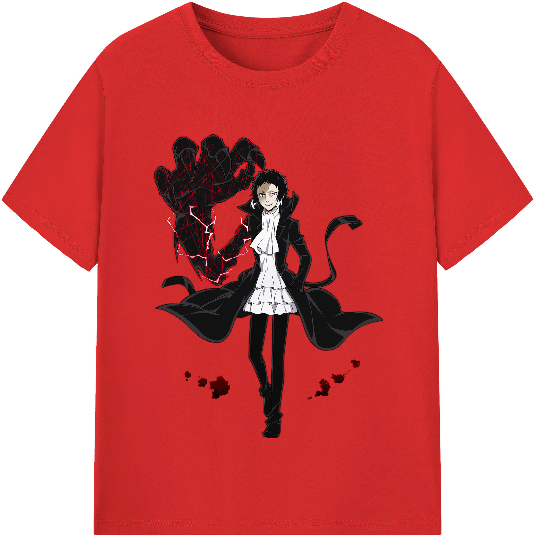 （画像用） 文豪ストレイドッグス Bungo Stray Dogs レディースカジュアルプリントTシャツ（綿100％）