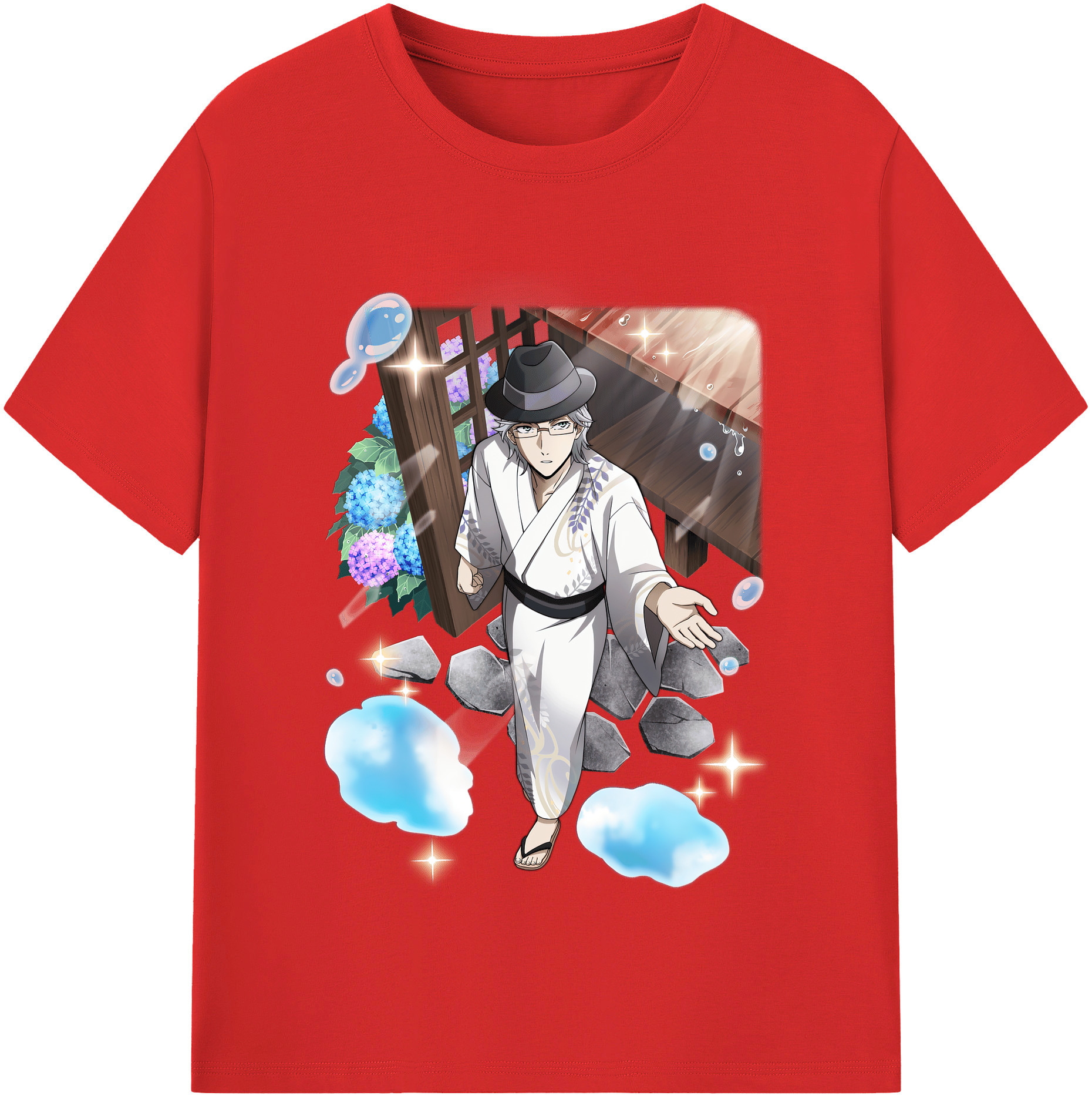 （画像用） 文豪ストレイドッグス Bungo Stray Dogs レディースカジュアルプリントTシャツ（綿100％）