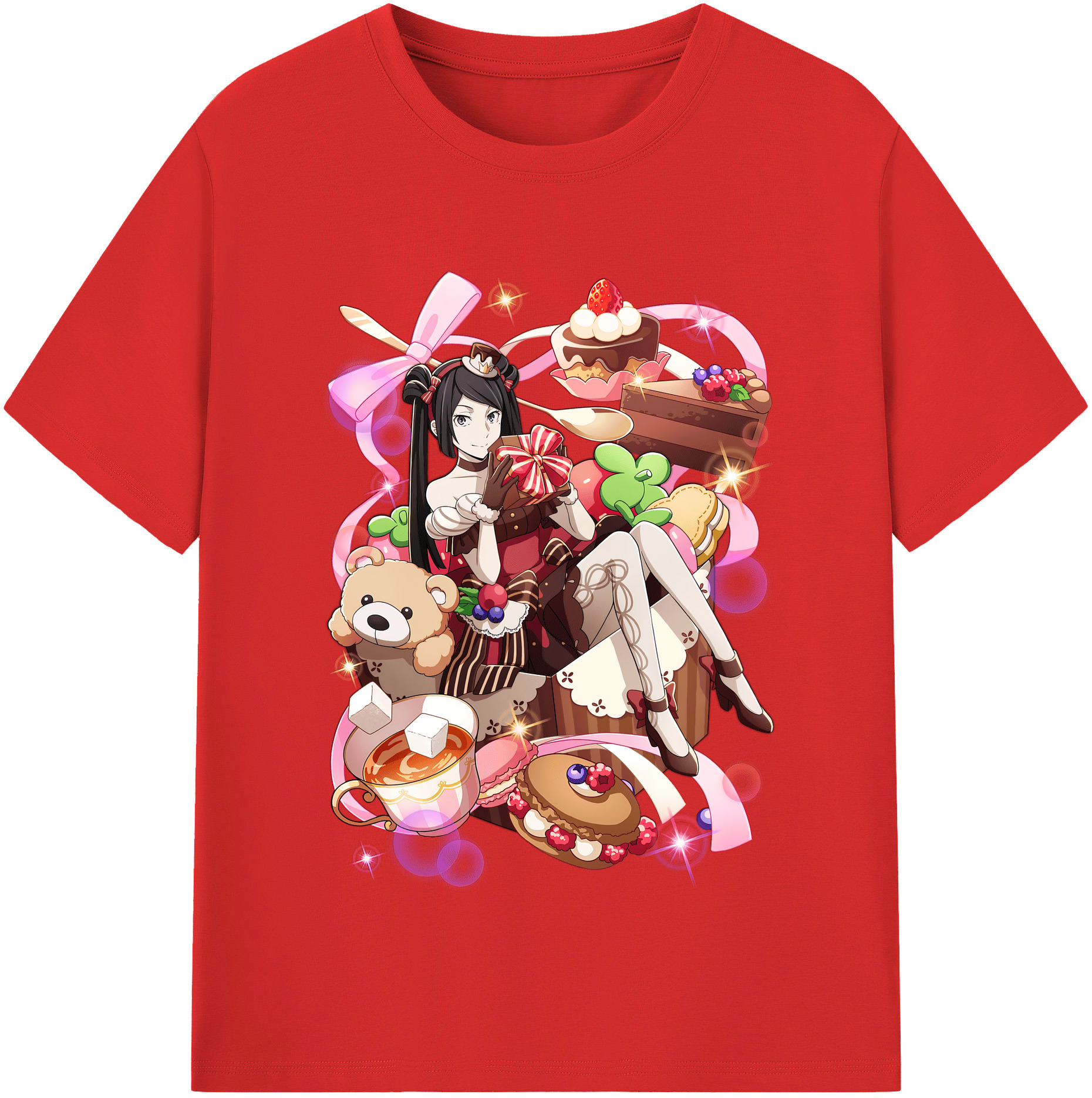（画像用） 文豪ストレイドッグス Bungo Stray Dogs レディースカジュアルプリントTシャツ（綿100％）