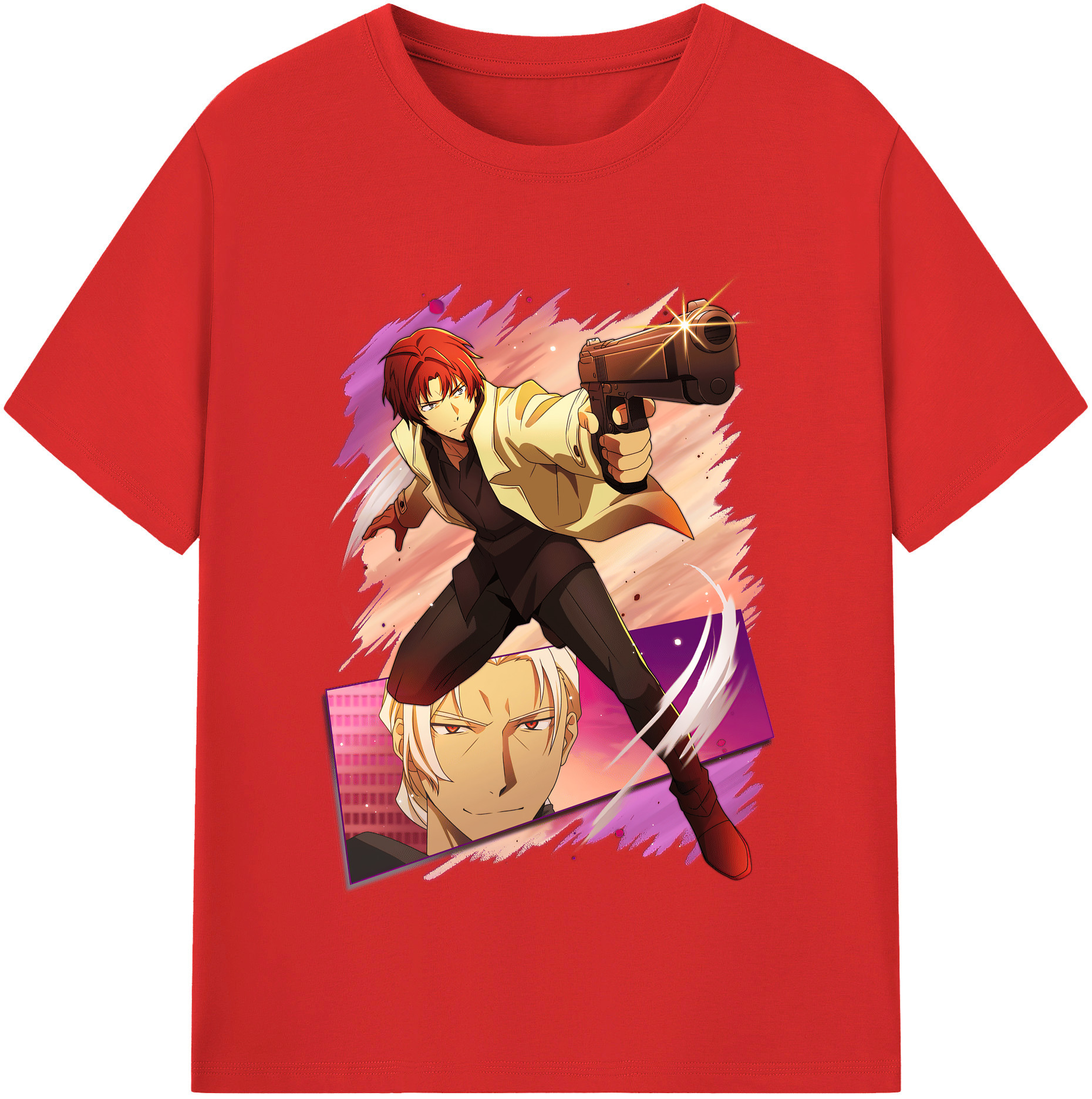 （画像用） 文豪ストレイドッグス Bungo Stray Dogs レディースカジュアルプリントTシャツ（綿100％）