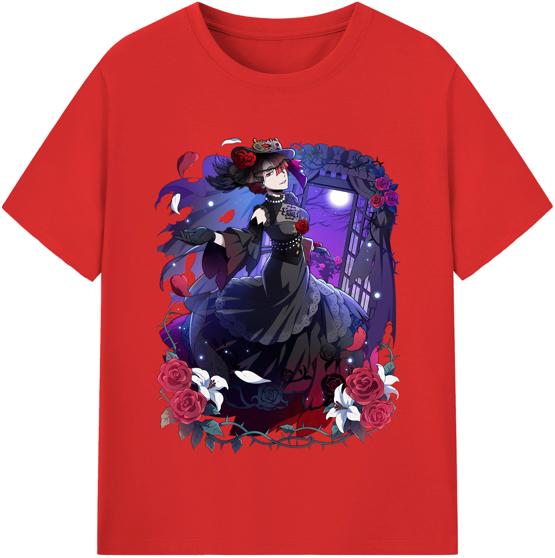 （画像用） 文豪ストレイドッグス Bungo Stray Dogs レディースカジュアルプリントTシャツ（綿100％）