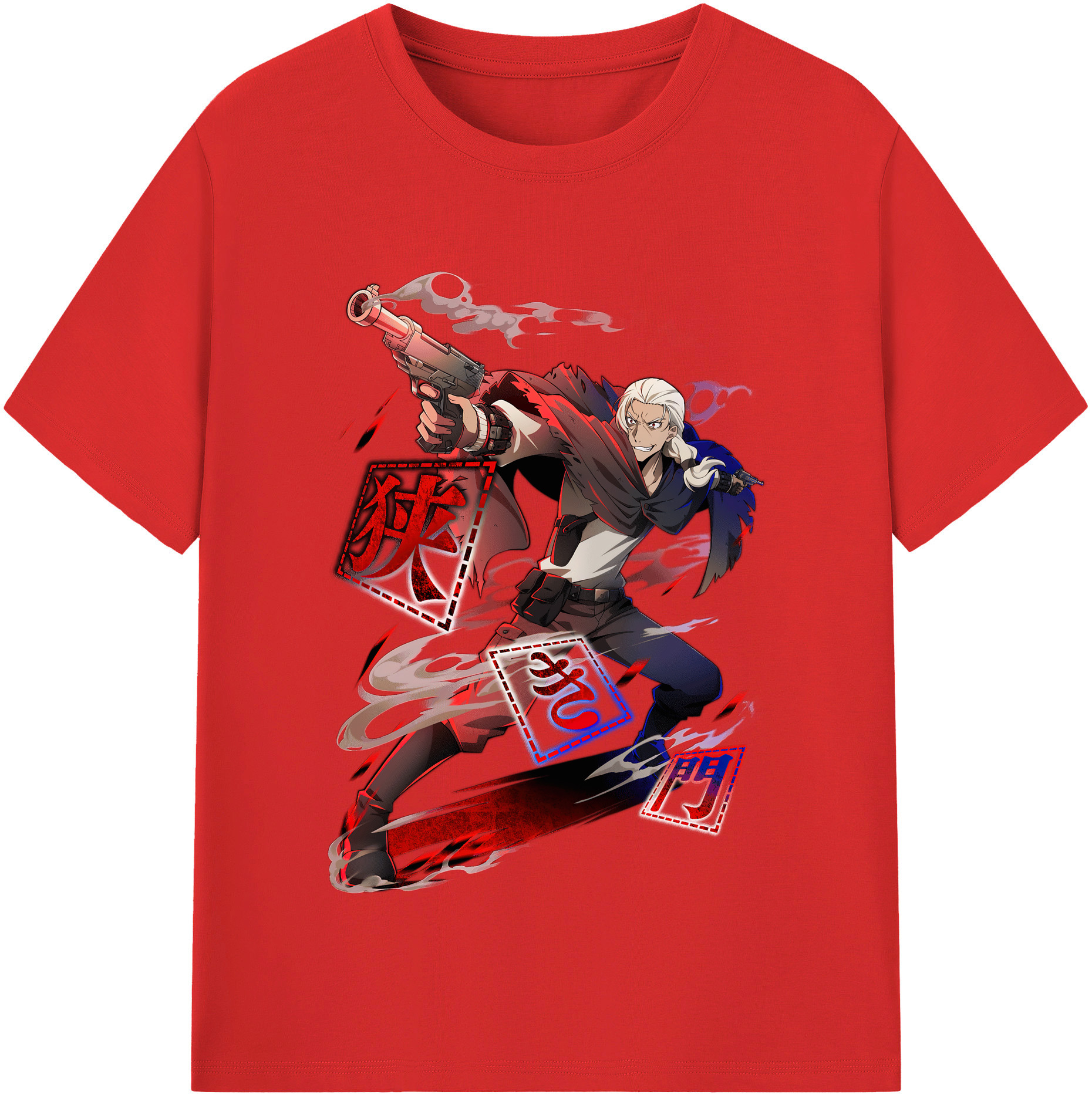 （画像用） 文豪ストレイドッグス Bungo Stray Dogs レディースカジュアルプリントTシャツ（綿100％）