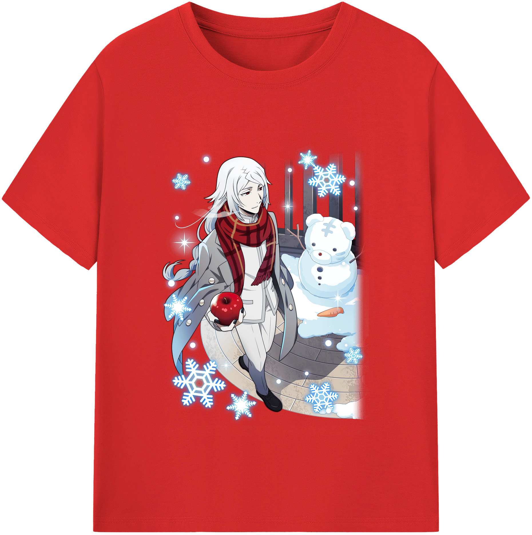 （画像用） 文豪ストレイドッグス Bungo Stray Dogs レディースカジュアルプリントTシャツ（綿100％）