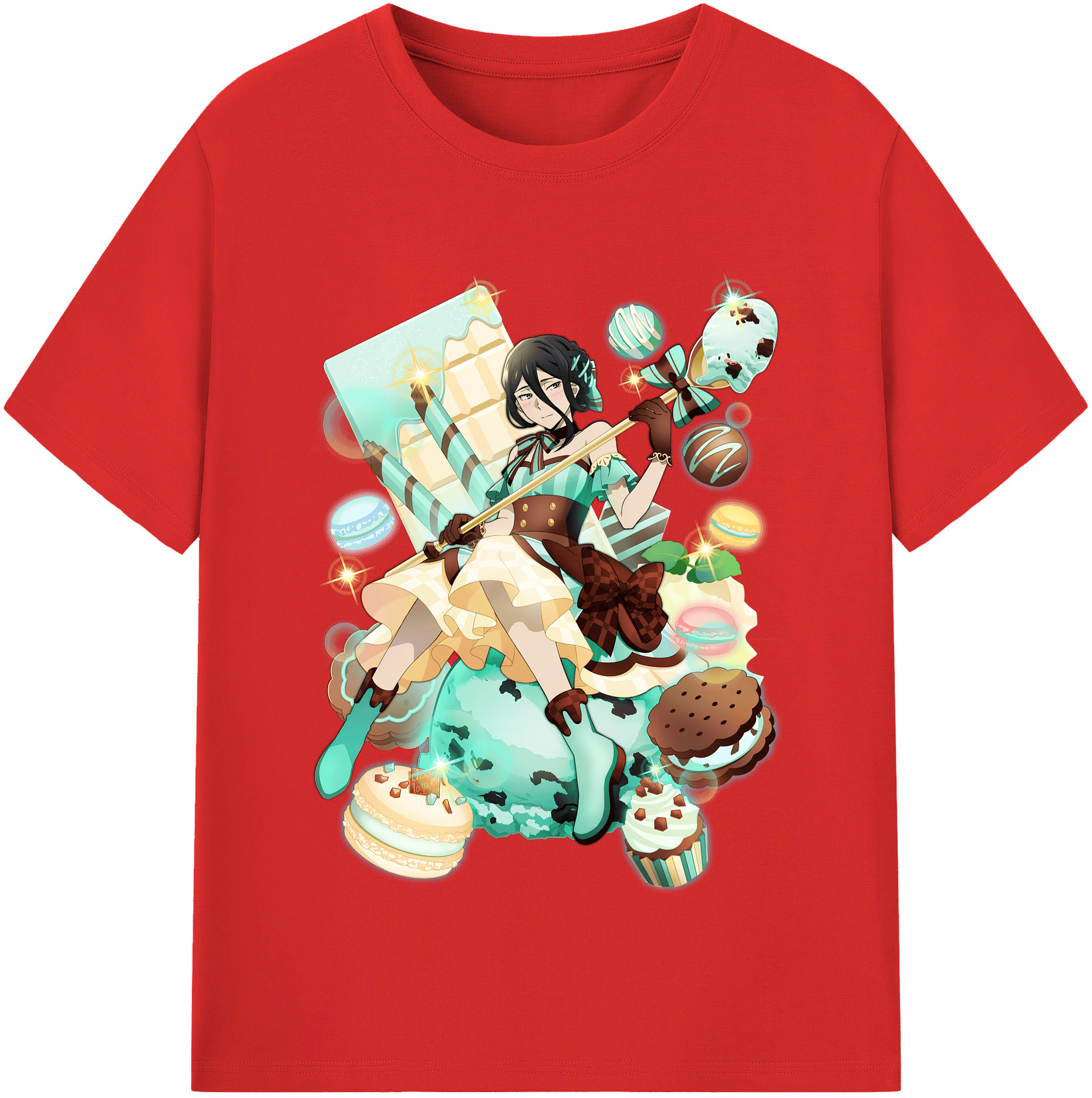 （画像用） 文豪ストレイドッグス Bungo Stray Dogs レディースカジュアルプリントTシャツ（綿100％）