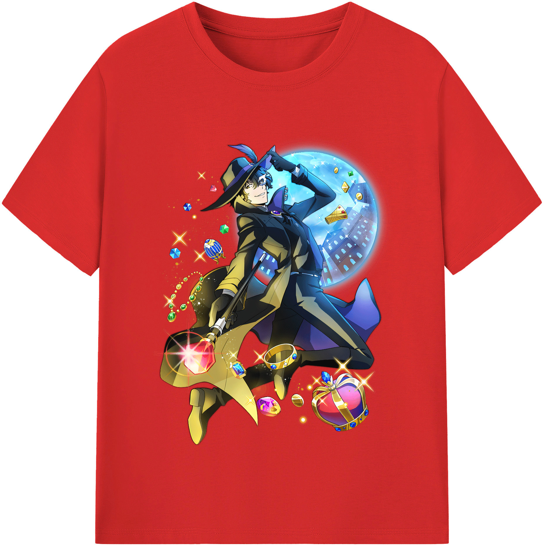 （画像用） 文豪ストレイドッグス Bungo Stray Dogs レディースカジュアルプリントTシャツ（綿100％）