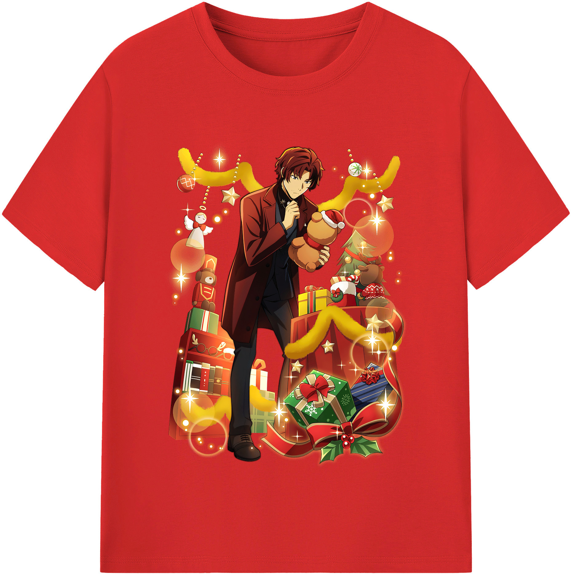 （画像用） 文豪ストレイドッグス Bungo Stray Dogs レディースカジュアルプリントTシャツ（綿100％）
