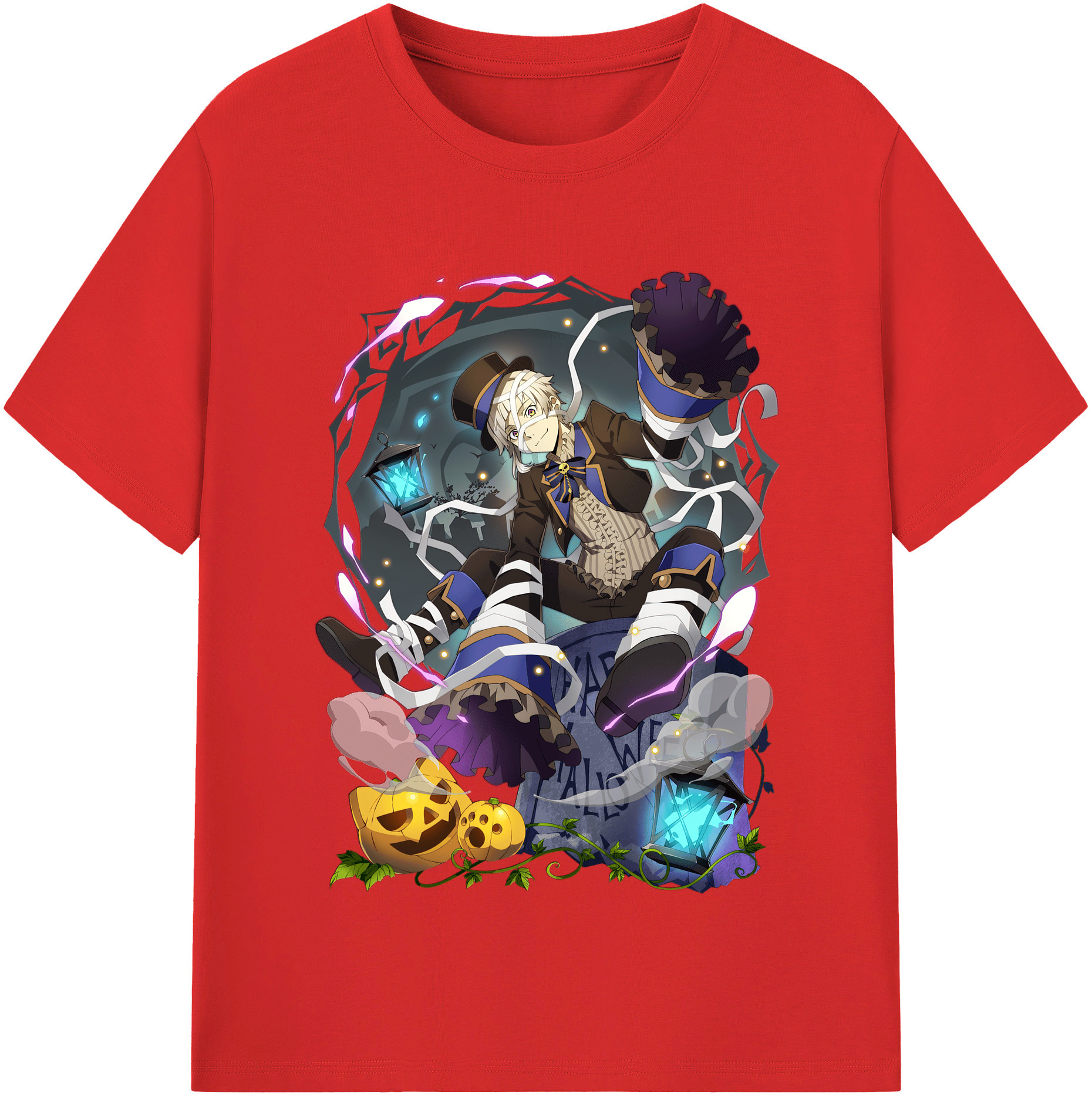 （画像用） 文豪ストレイドッグス Bungo Stray Dogs レディースカジュアルプリントTシャツ（綿100％）