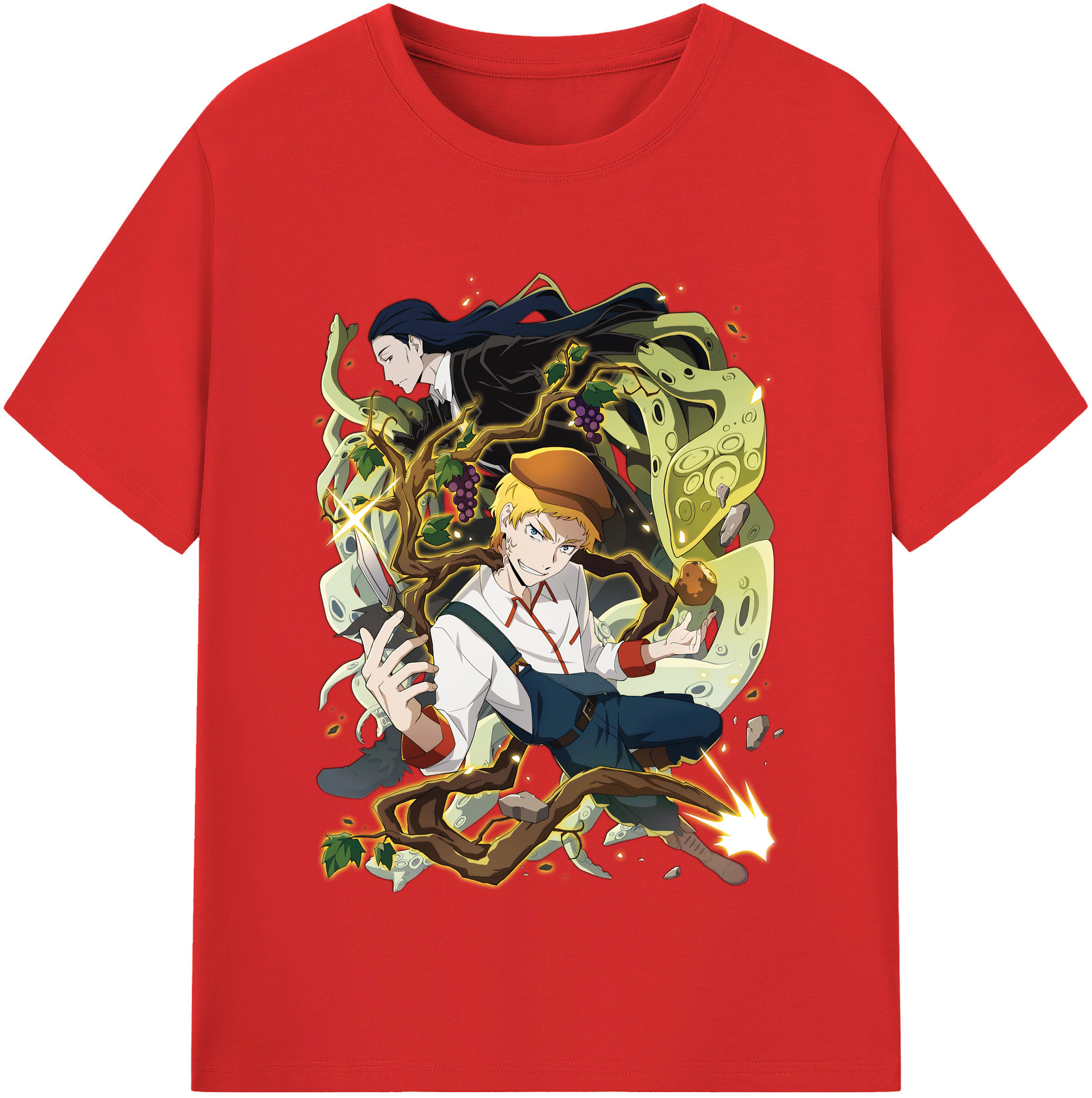 （画像用） 文豪ストレイドッグス Bungo Stray Dogs レディースカジュアルプリントTシャツ（綿100％）
