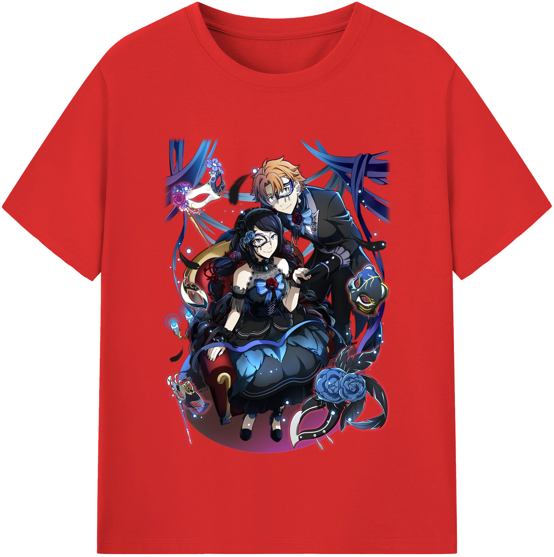 （画像用） 文豪ストレイドッグス Bungo Stray Dogs レディースカジュアルプリントTシャツ（綿100％）