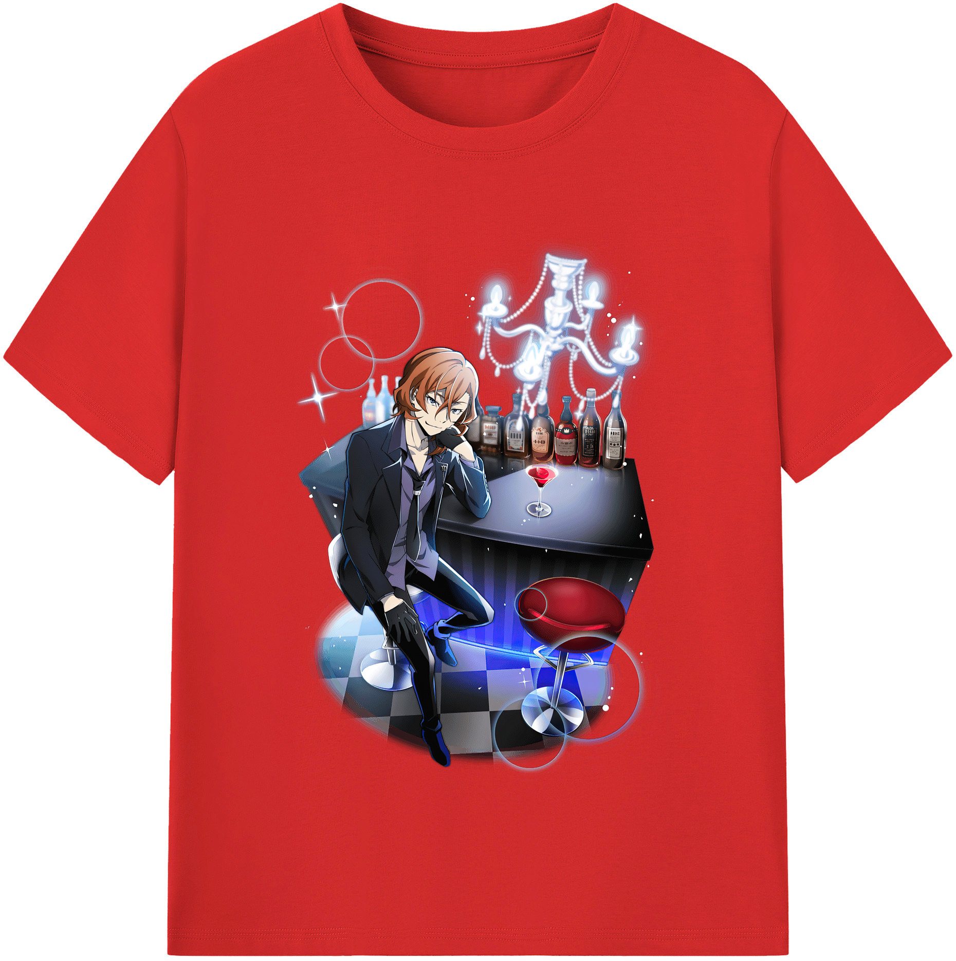 （画像用） 文豪ストレイドッグス Bungo Stray Dogs レディースカジュアルプリントTシャツ（綿100％）