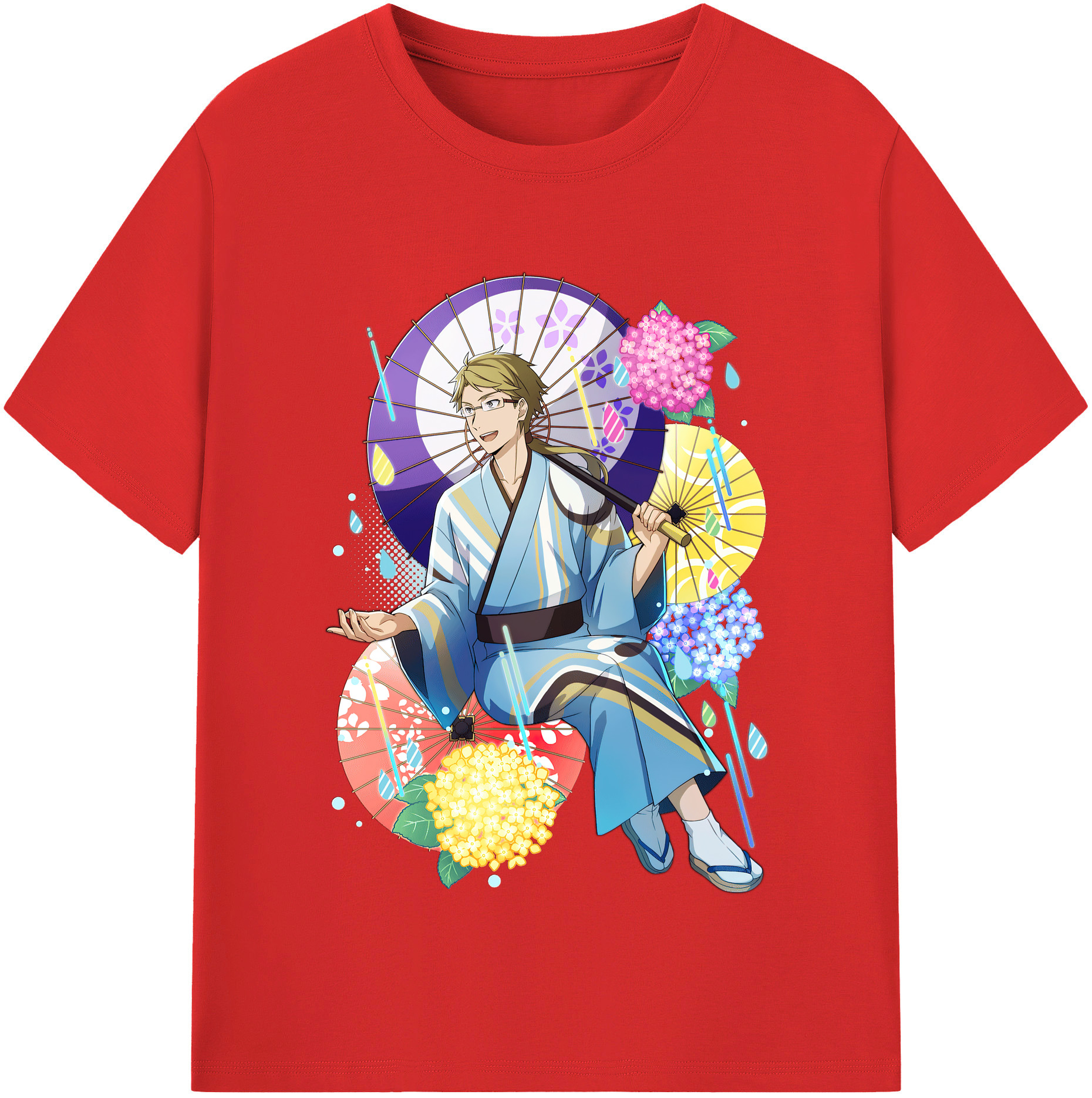 （画像用） 文豪ストレイドッグス Bungo Stray Dogs レディースカジュアルプリントTシャツ（綿100％）