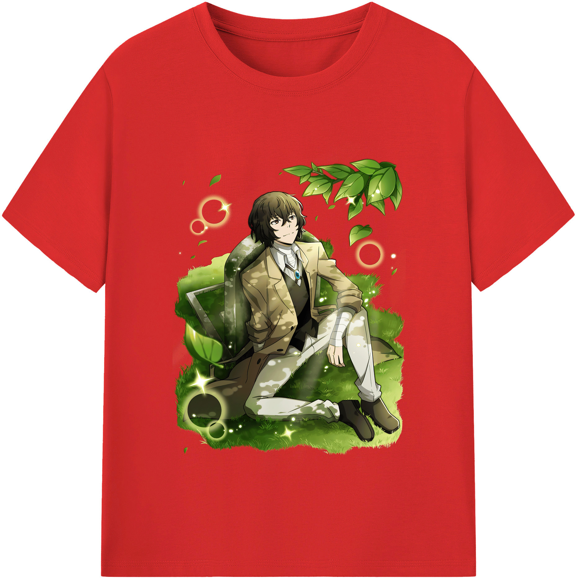 （画像用） 文豪ストレイドッグス Bungo Stray Dogs レディースカジュアルプリントTシャツ（綿100％）