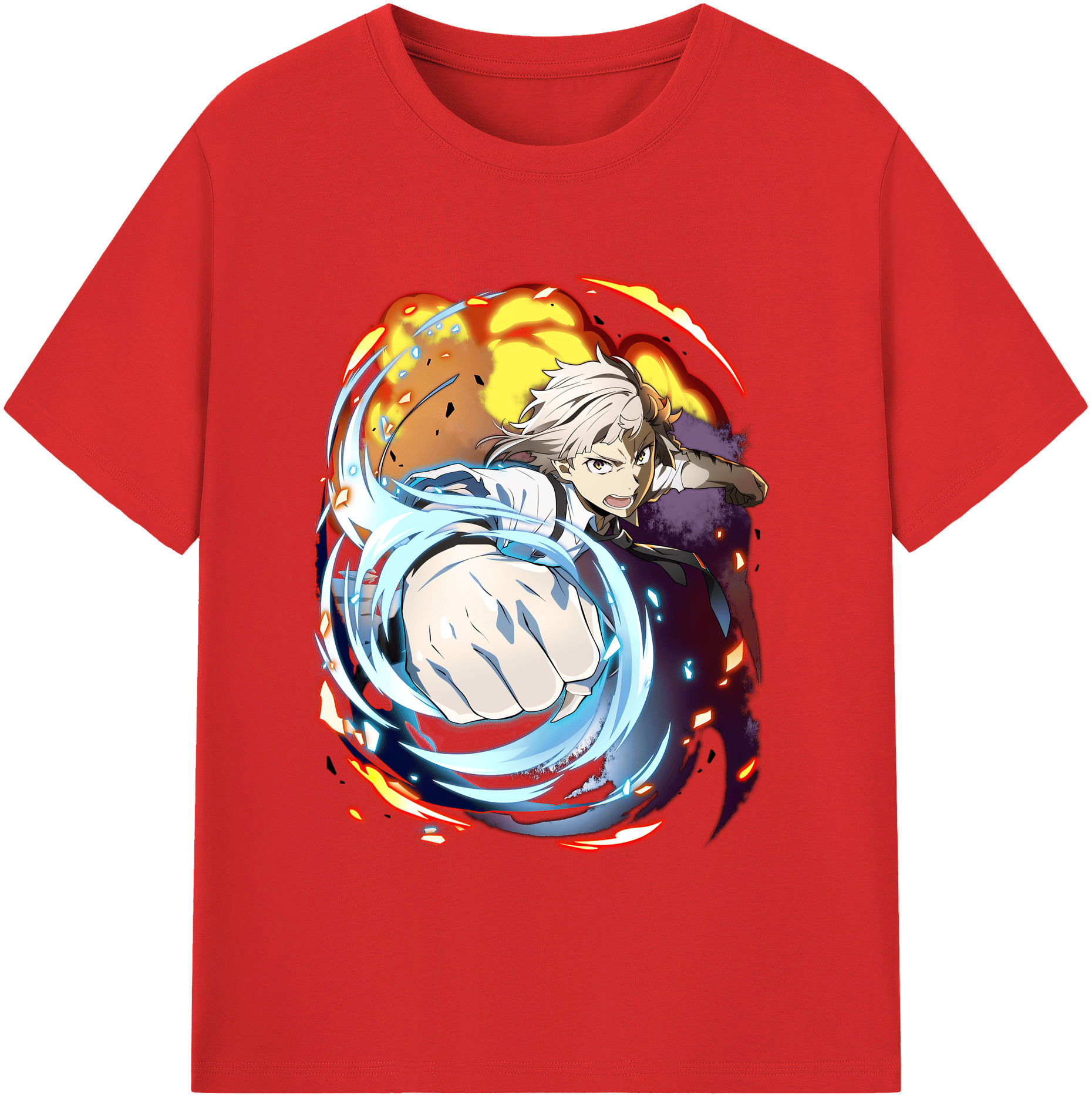 （画像用） 文豪ストレイドッグス Bungo Stray Dogs レディースカジュアルプリントTシャツ（綿100％）