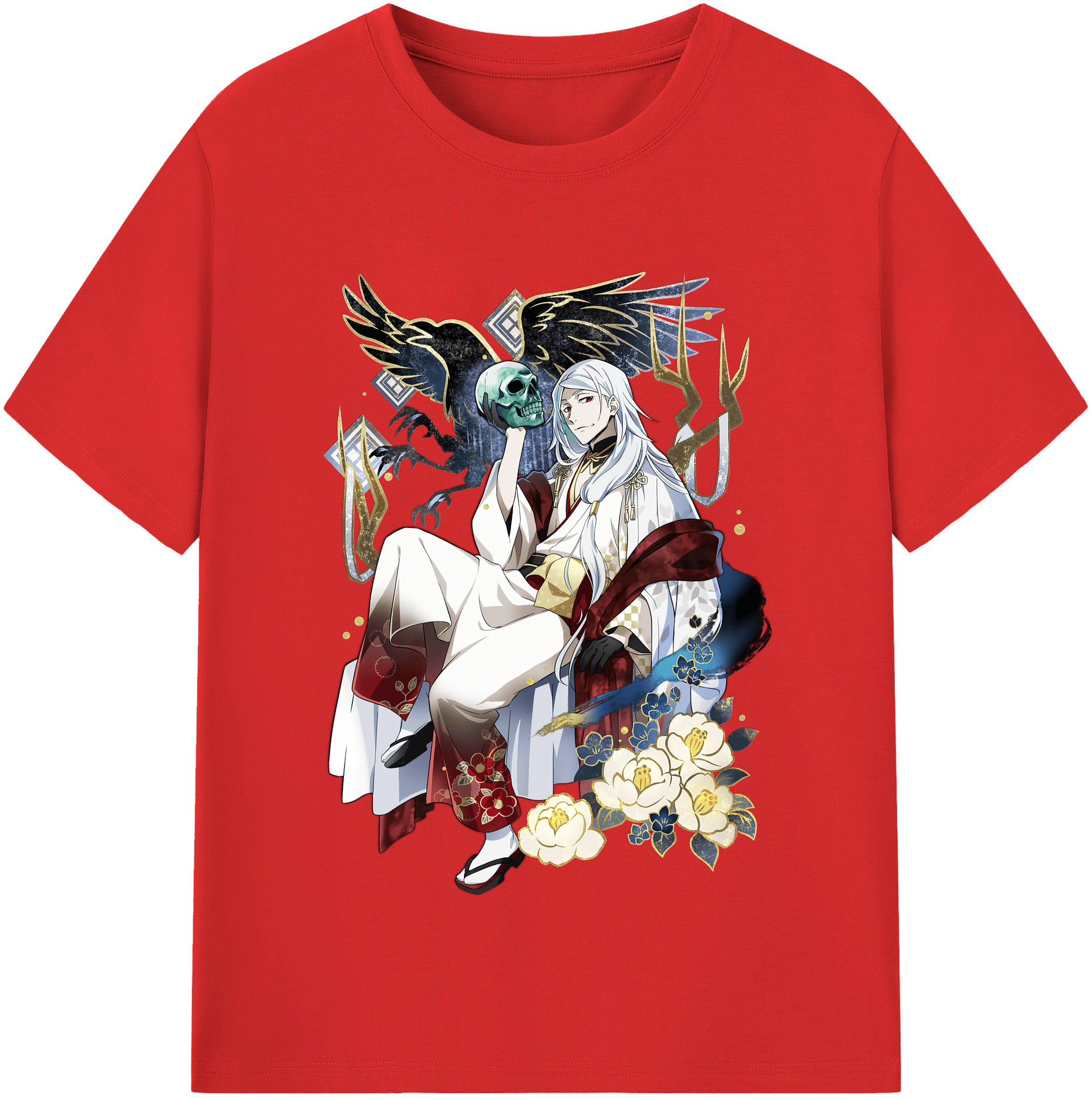 （画像用） 文豪ストレイドッグス Bungo Stray Dogs レディースカジュアルプリントTシャツ（綿100％）
