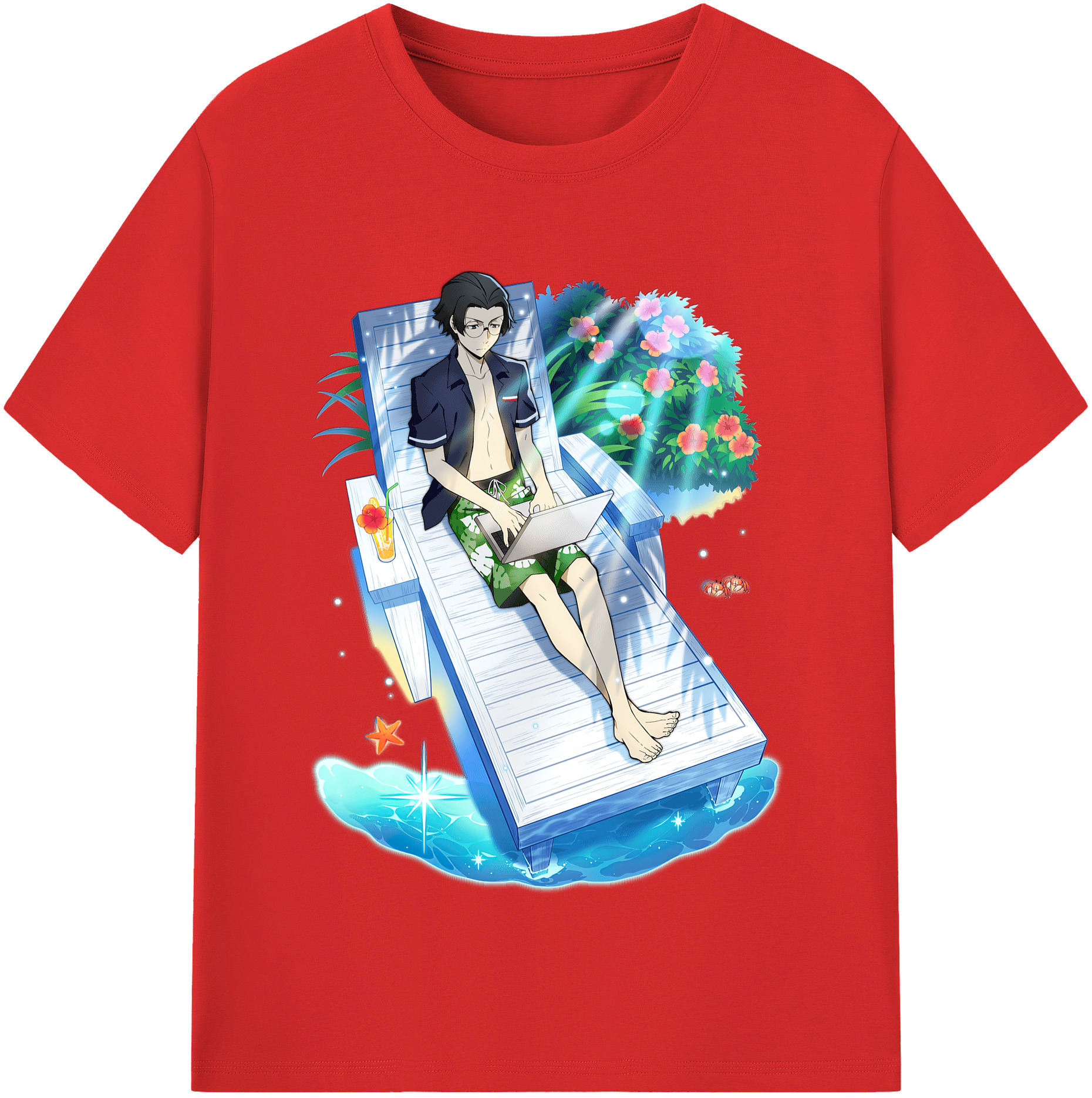 （画像用） 文豪ストレイドッグス Bungo Stray Dogs レディースカジュアルプリントTシャツ（綿100％）