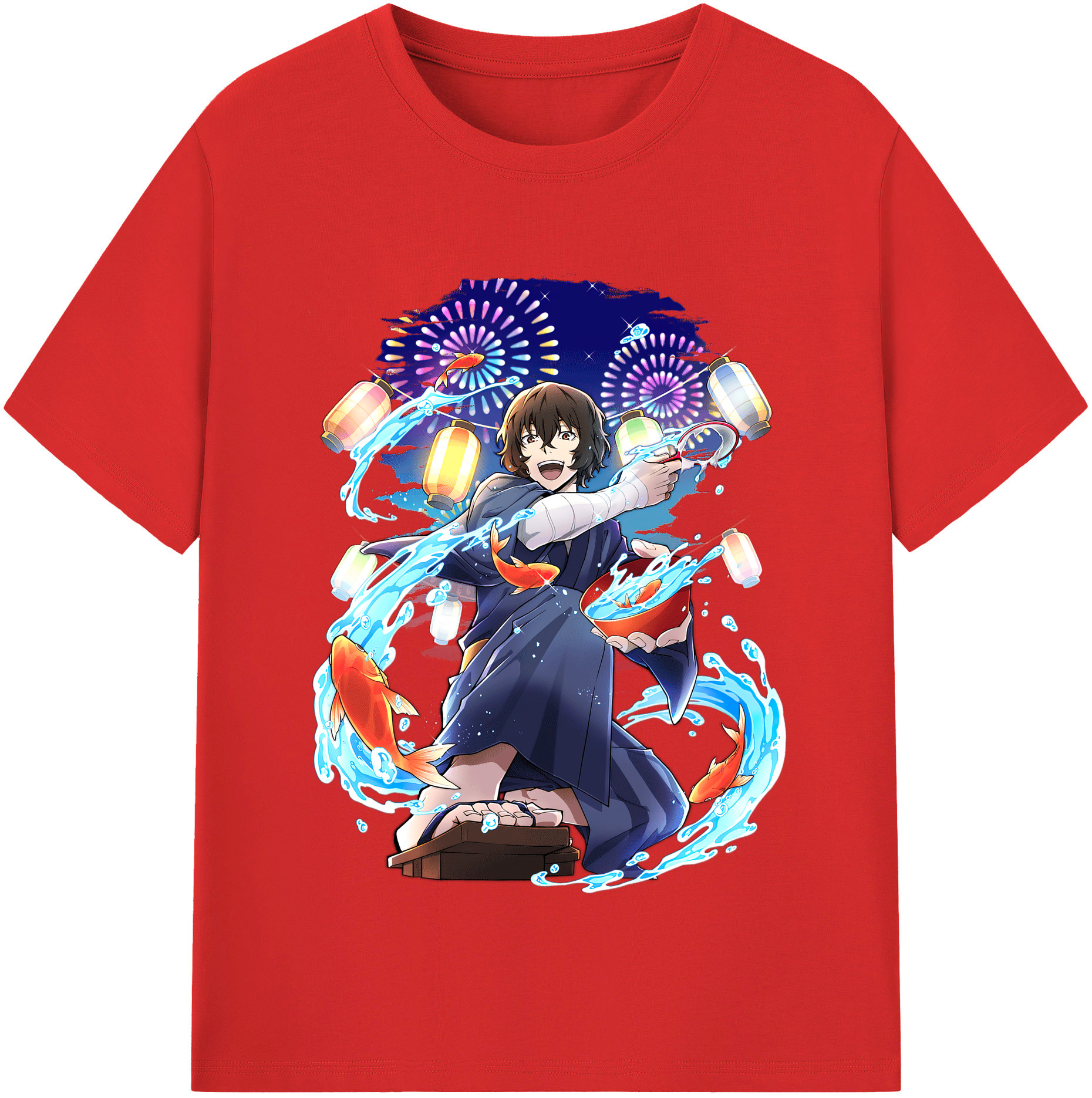 （画像用） 文豪ストレイドッグス Bungo Stray Dogs レディースカジュアルプリントTシャツ（綿100％）