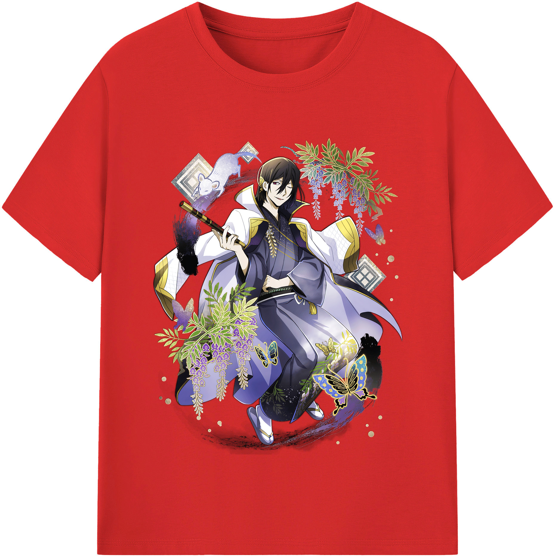 （画像用） 文豪ストレイドッグス Bungo Stray Dogs レディースカジュアルプリントTシャツ（綿100％）