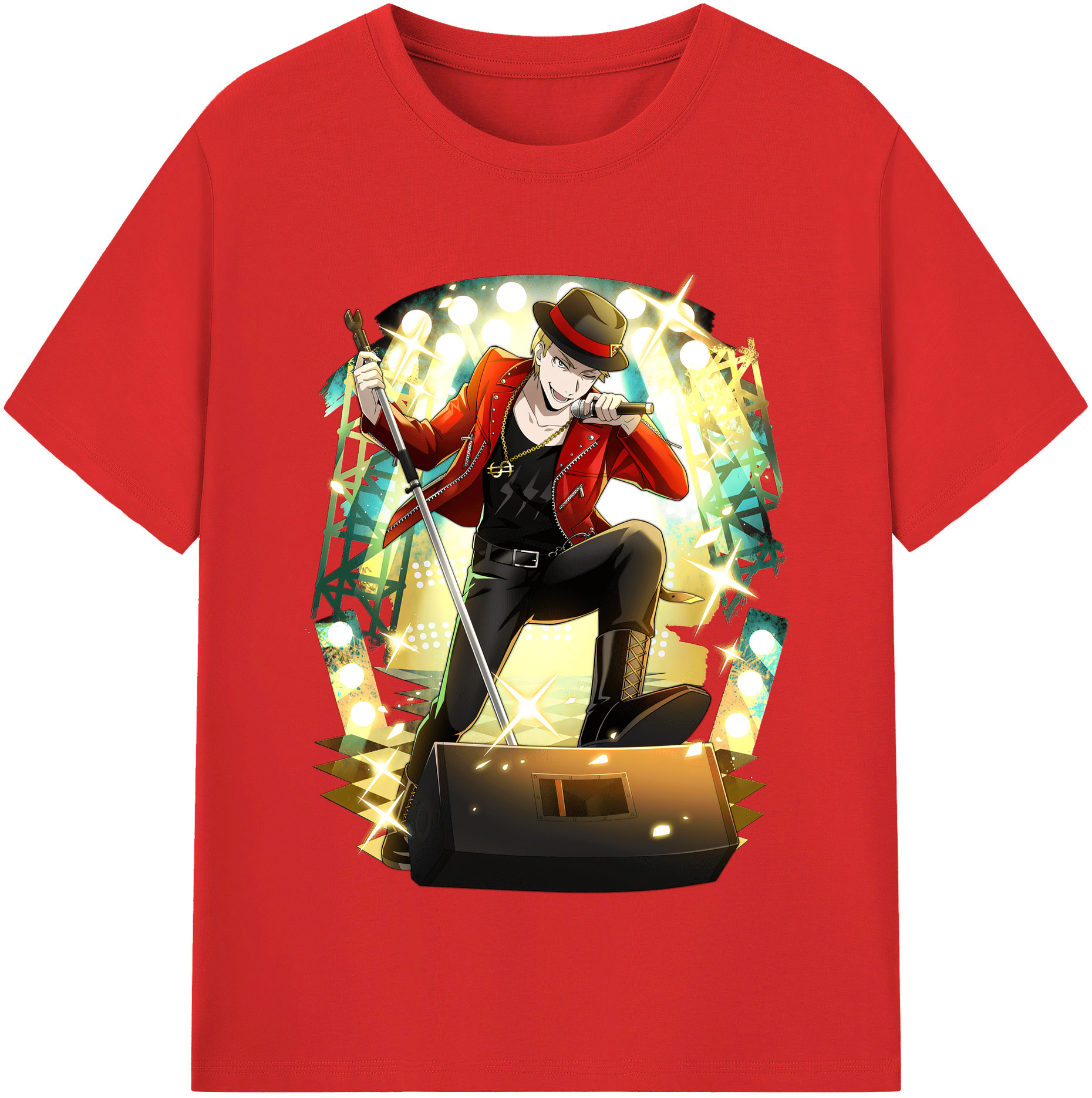 （画像用） 文豪ストレイドッグス Bungo Stray Dogs レディースカジュアルプリントTシャツ（綿100％）