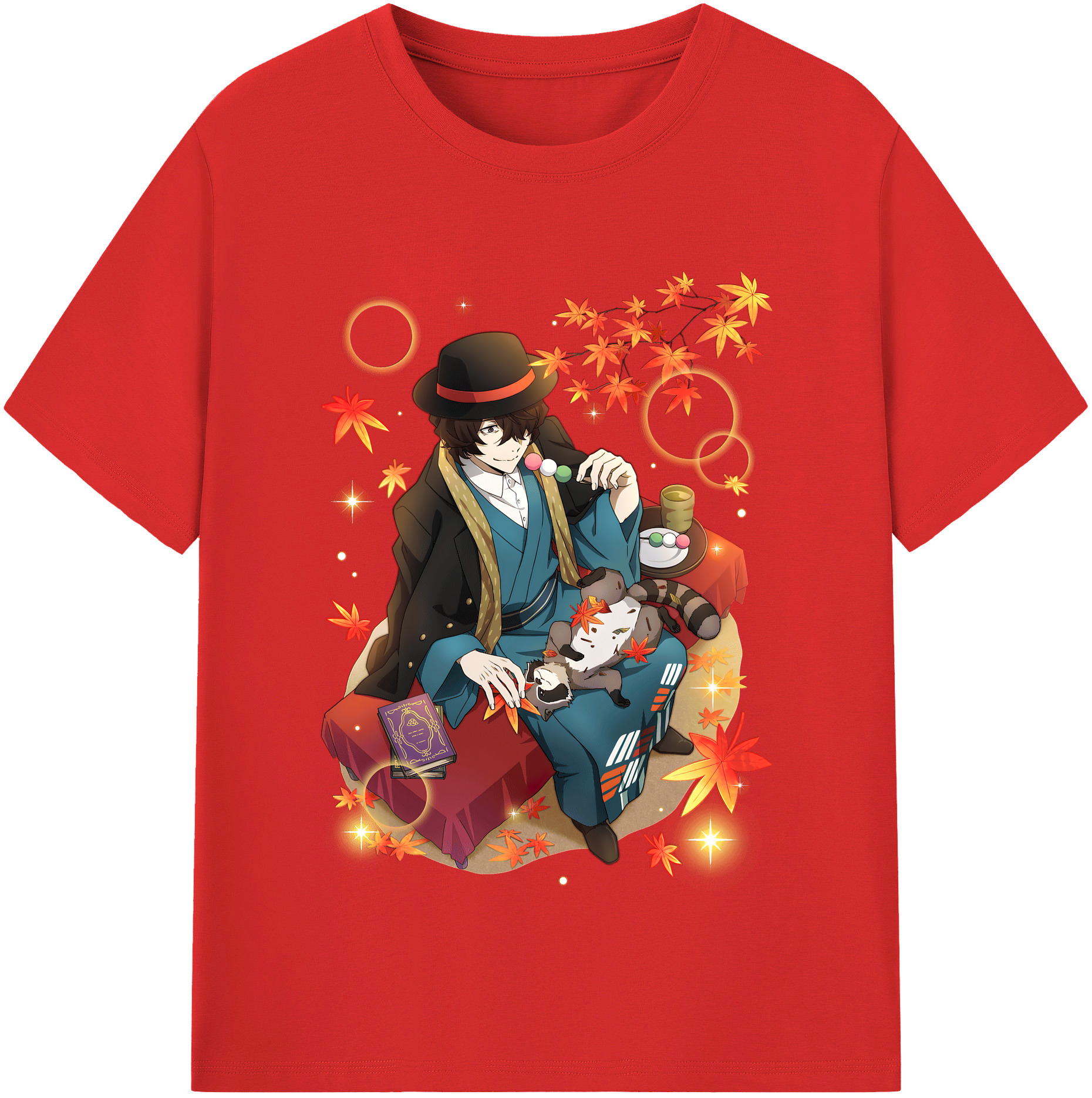 （画像用） 文豪ストレイドッグス Bungo Stray Dogs レディースカジュアルプリントTシャツ（綿100％）